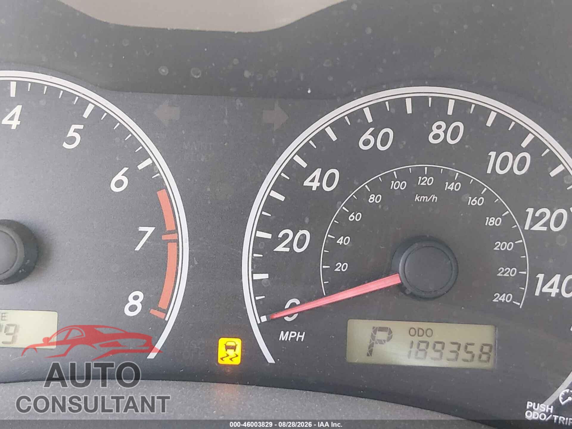 TOYOTA COROLLA 2010 - 2T1BU4EE6AC254229