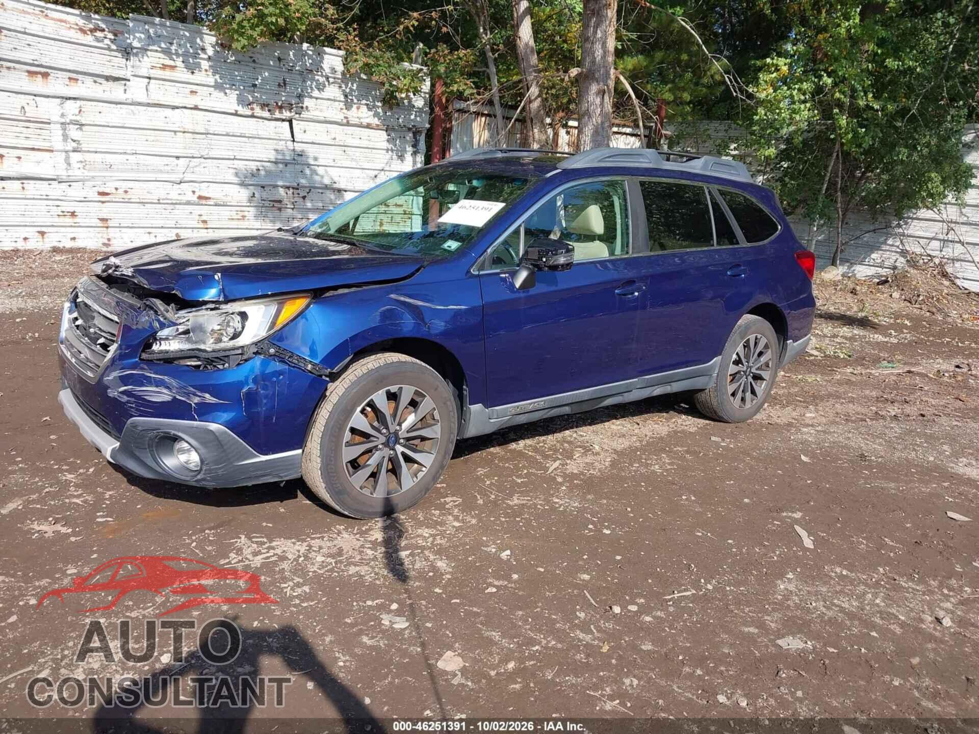 SUBARU OUTBACK 2017 - 4S4BSANC8H3302119