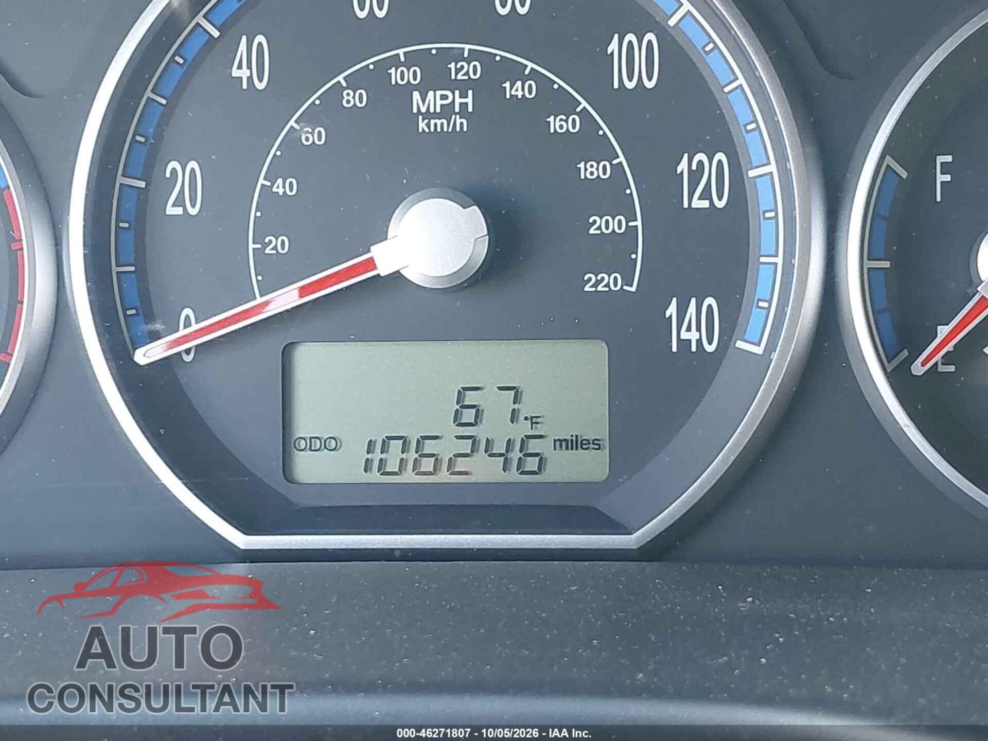 HYUNDAI SANTA FE 2009 - 5NMSG73D39H247201
