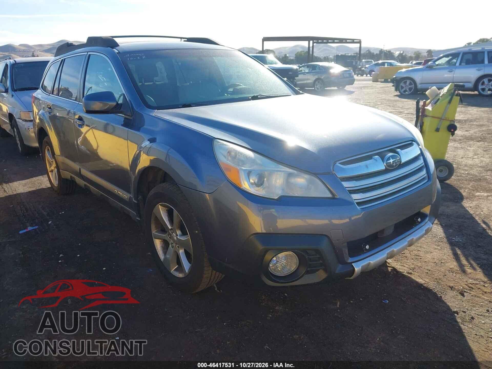 SUBARU OUTBACK 2013 - 4S4BRBLC0D3319351