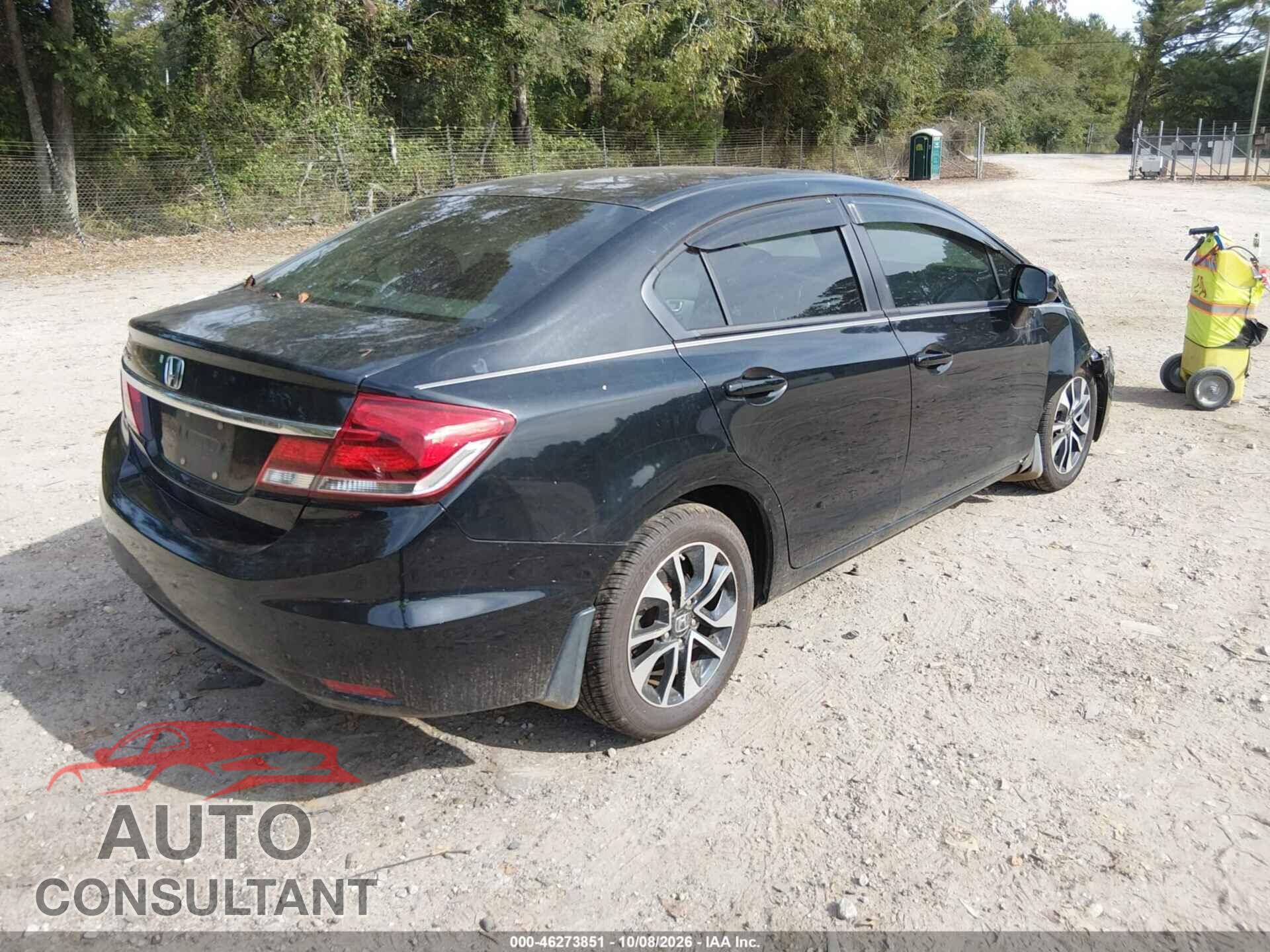 HONDA CIVIC 2013 - 19XFB2F8XDE038541