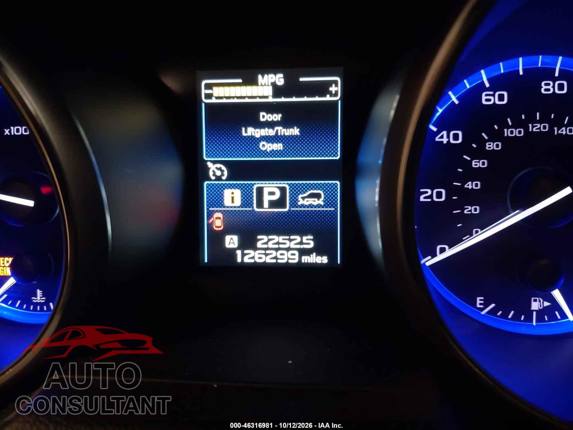 SUBARU OUTBACK 2015 - 4S4BSBLC8F3334624