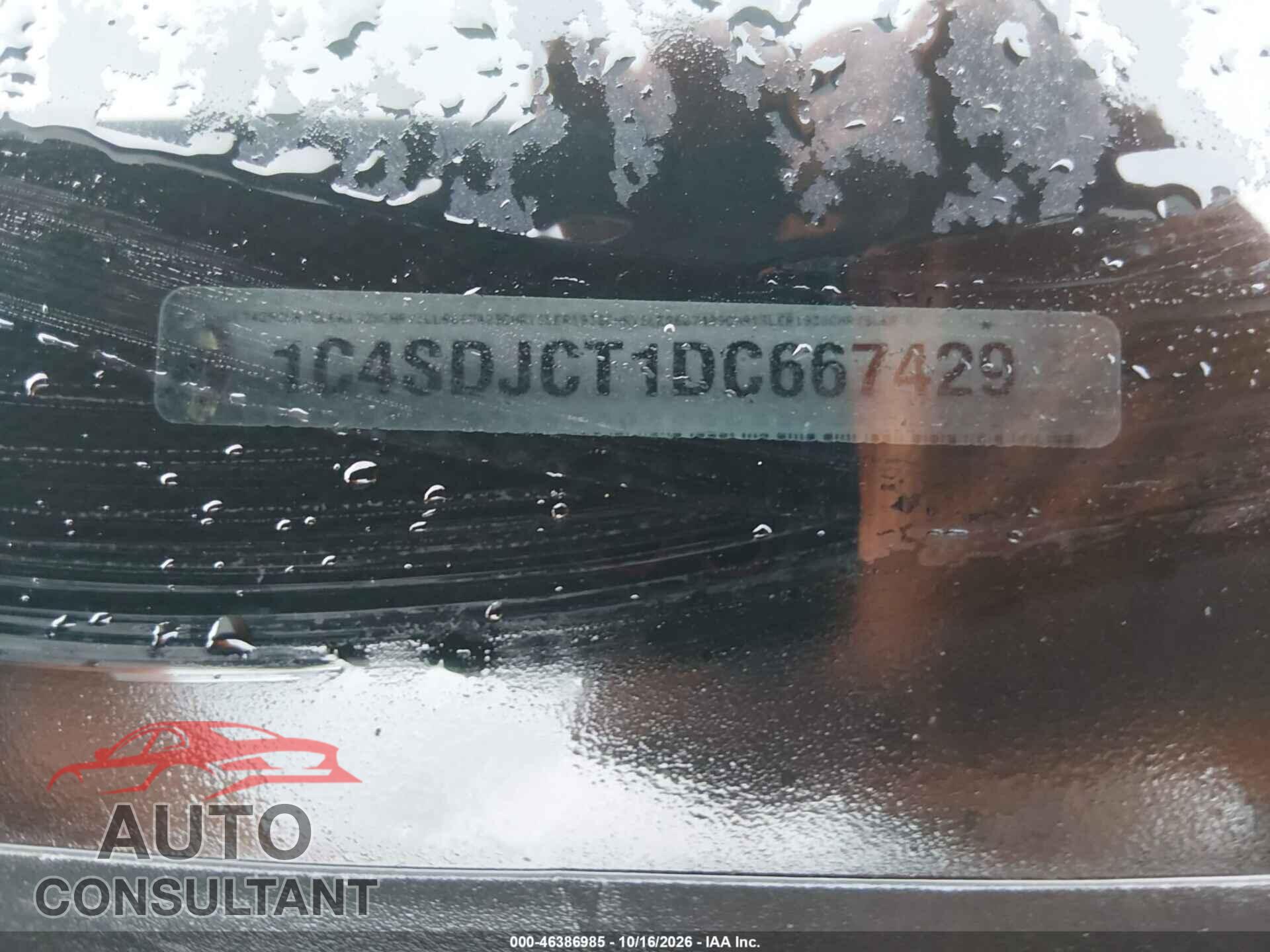 DODGE DURANGO 2013 - 1C4SDJCT1DC667429