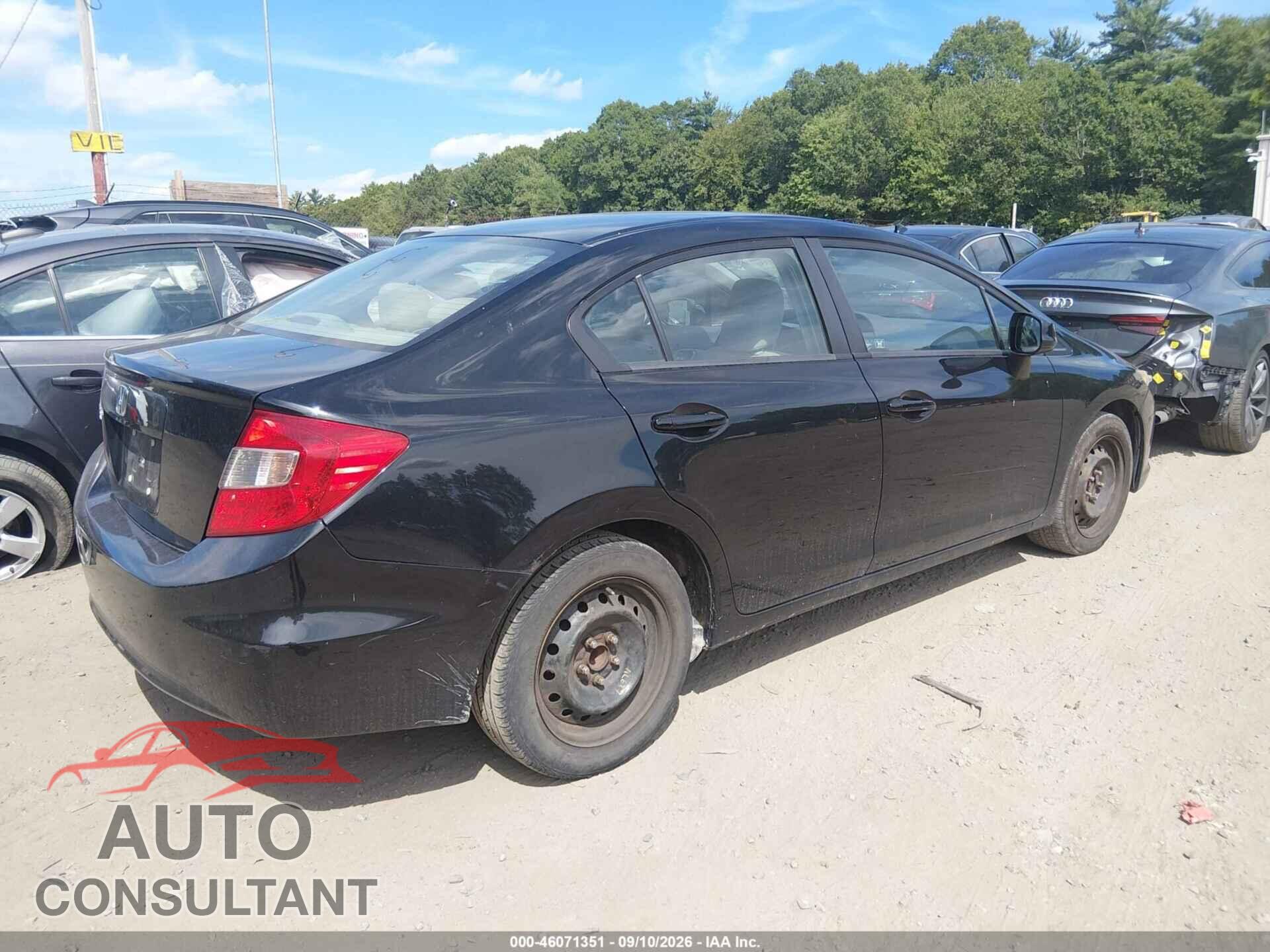 HONDA CIVIC 2012 - 2HGFB2F52CH335779