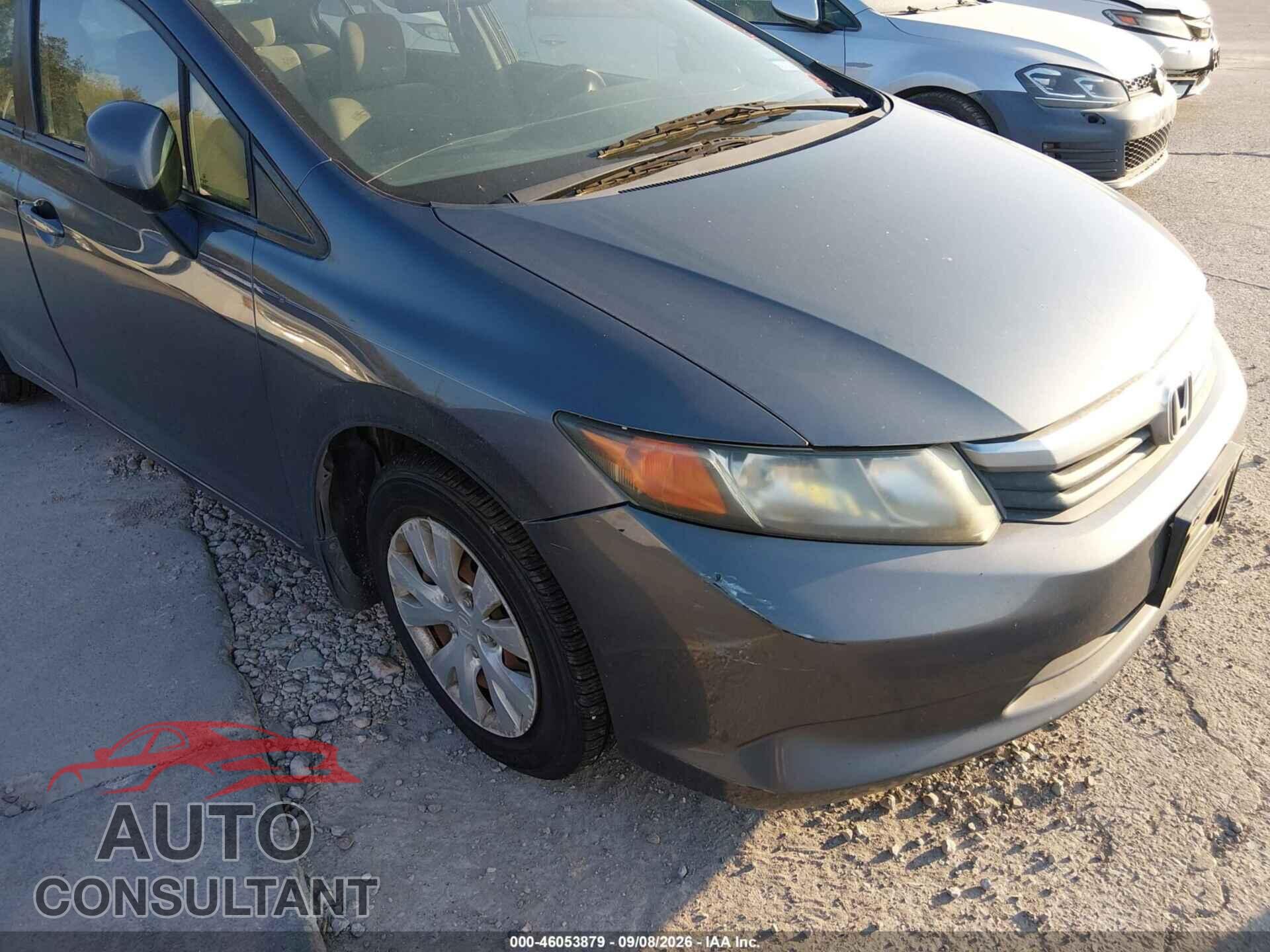 HONDA CIVIC 2012 - 2HGFB2F54CH314674