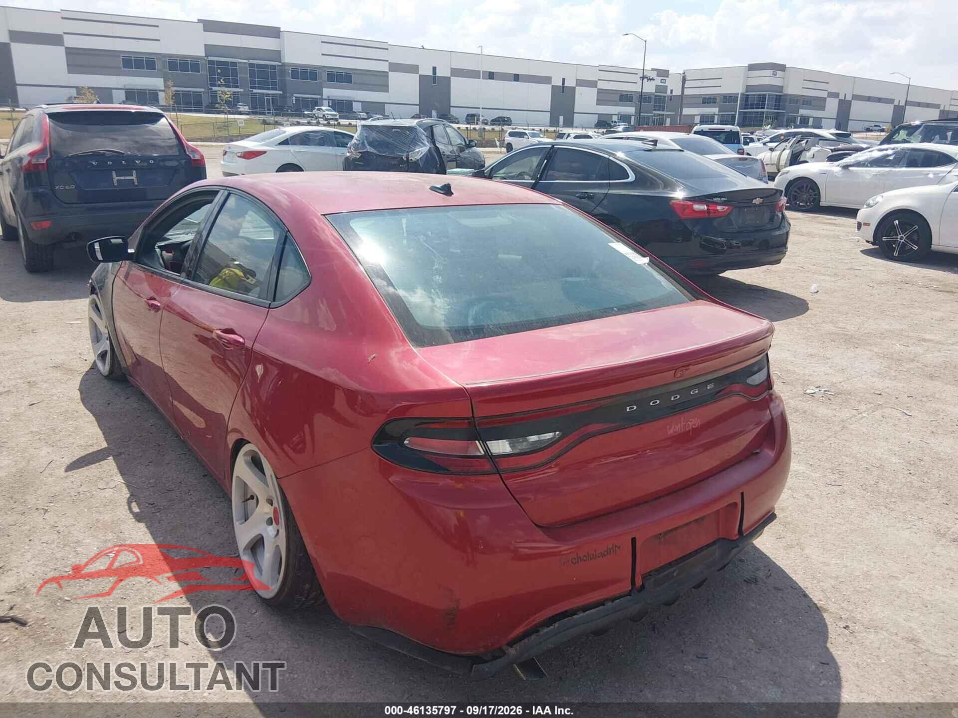 DODGE DART 2013 - 1C3CDFBA2DD198870