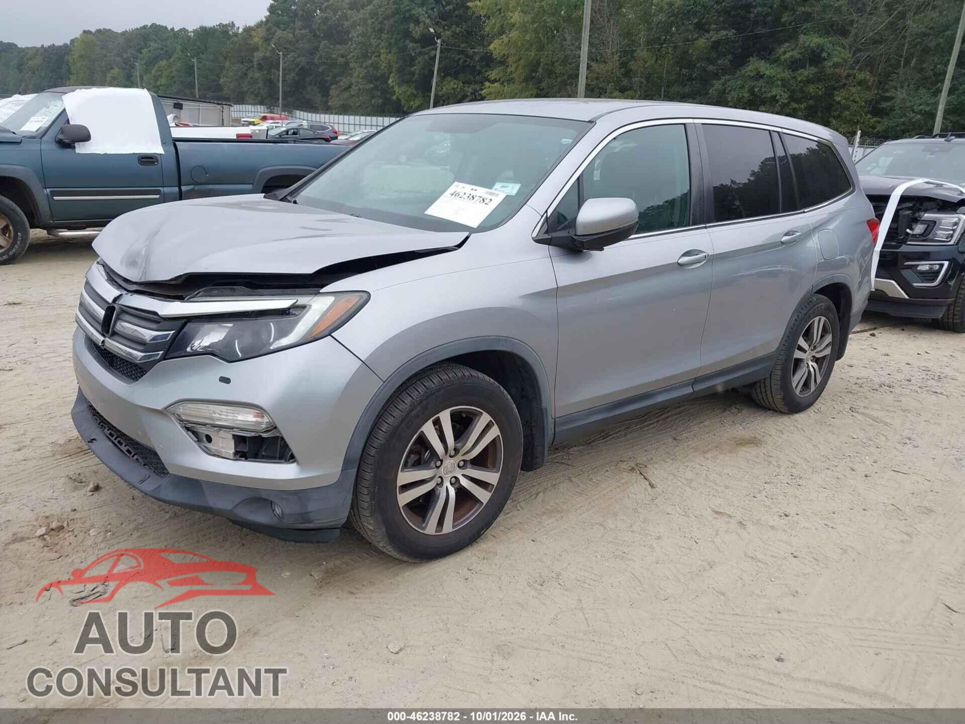 HONDA PILOT 2017 - 5FNYF5H36HB014236