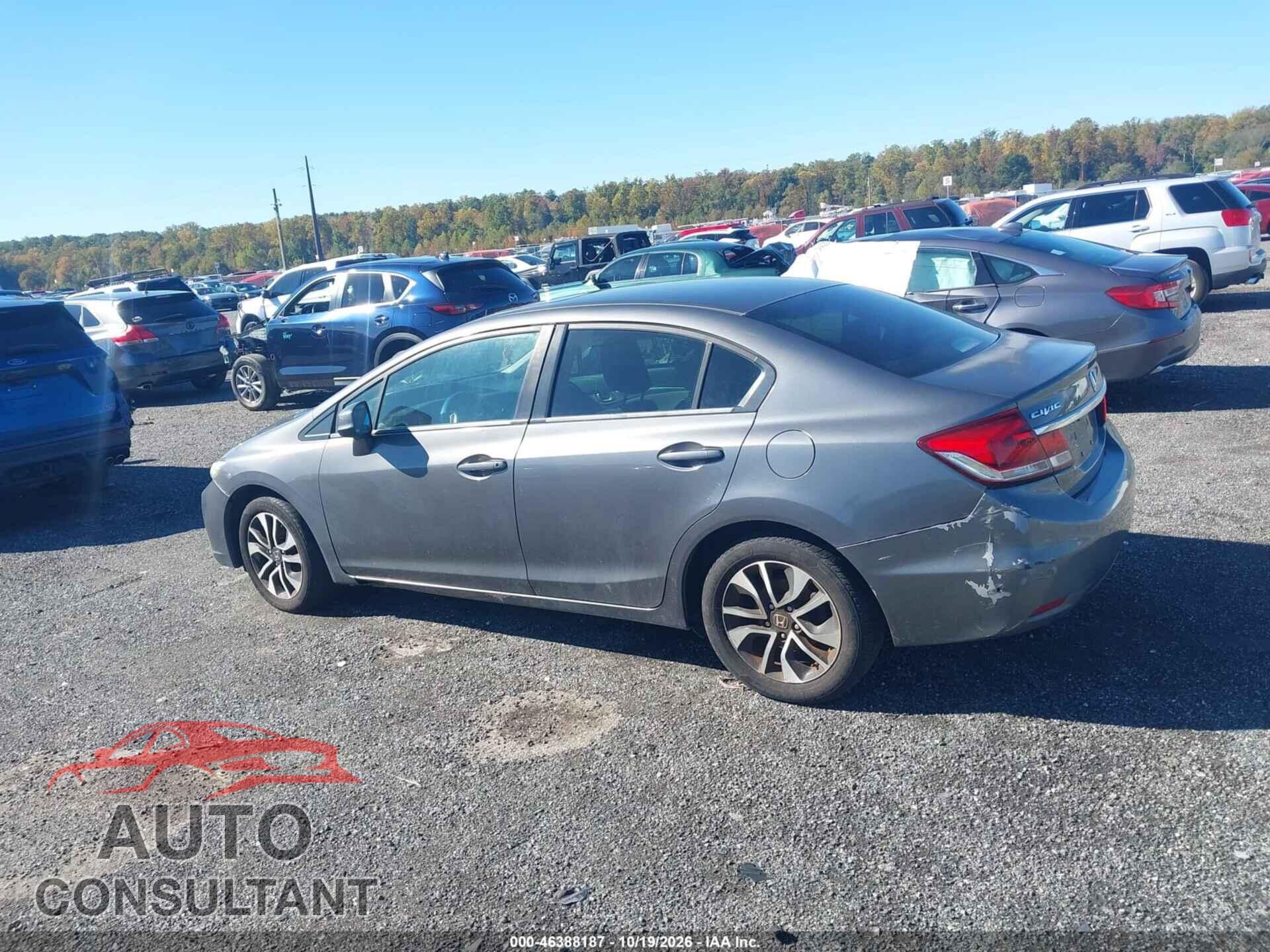 HONDA CIVIC 2013 - 19XFB2F89DE208145