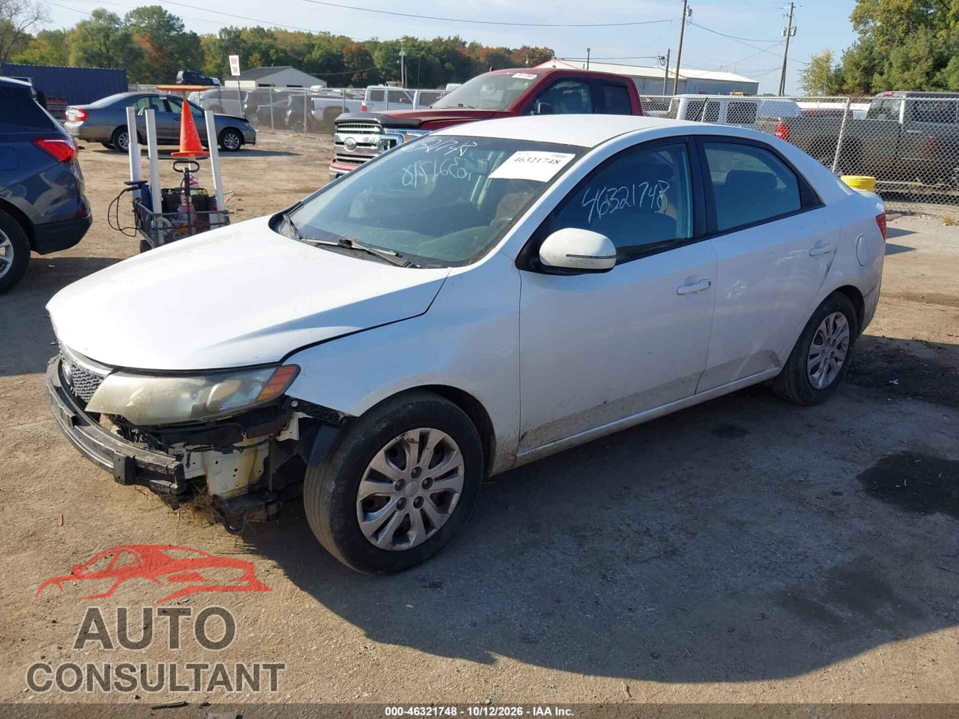 KIA FORTE 2011 - KNAFU4A29B5890975