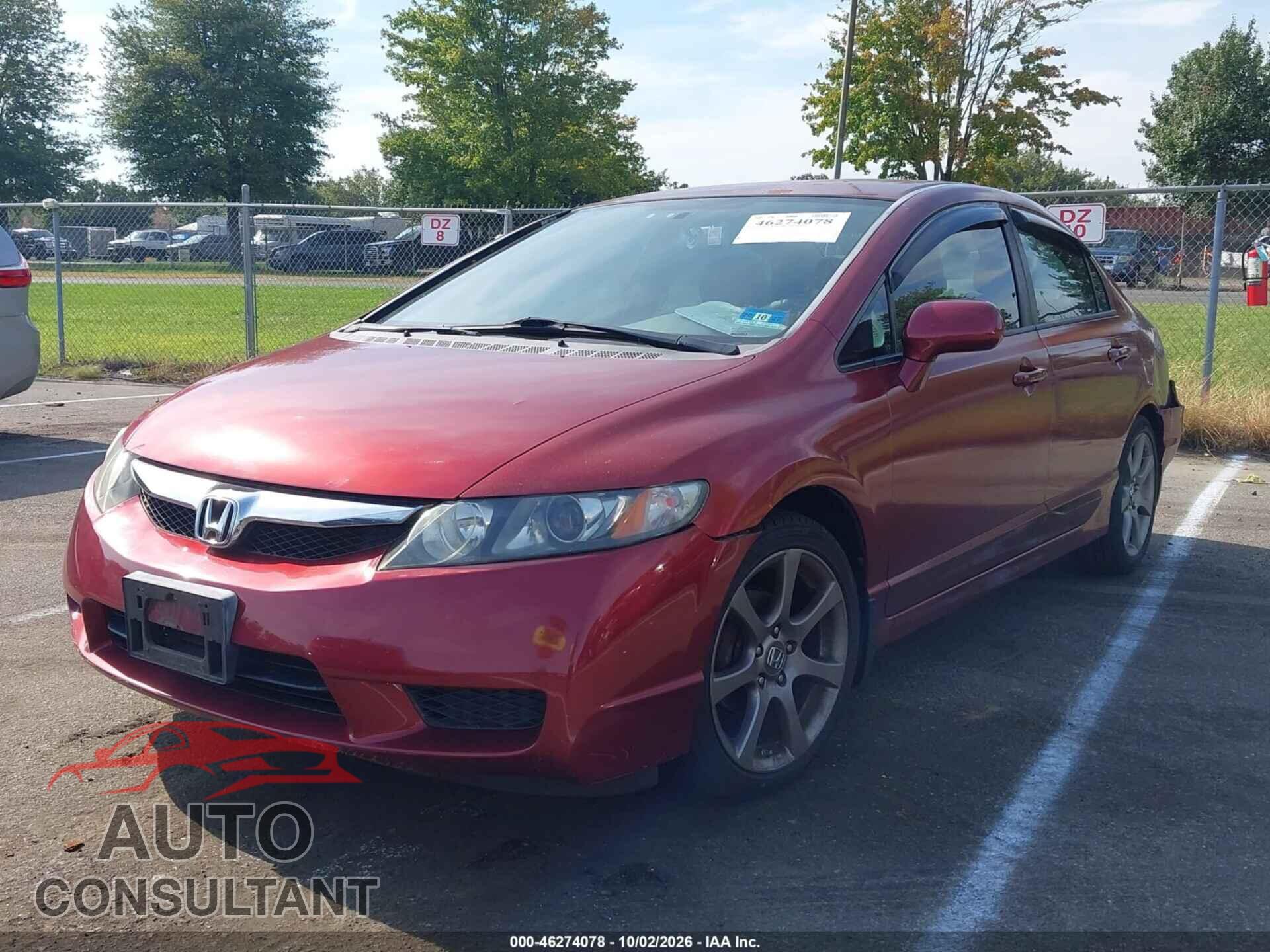 HONDA CIVIC 2010 - 2HGFA1F56AH583298