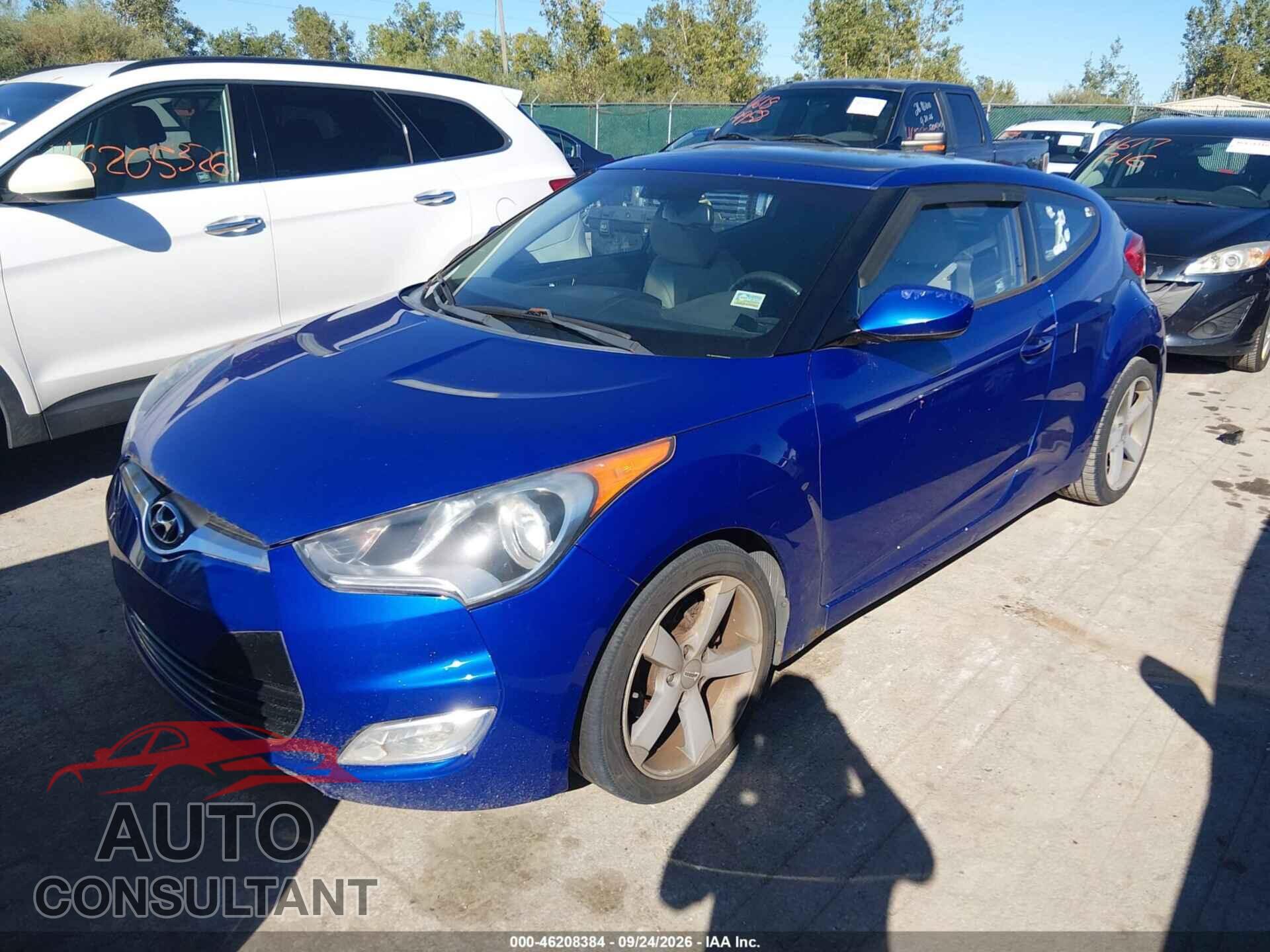 HYUNDAI VELOSTER 2012 - KMHTC6AD4CU055231