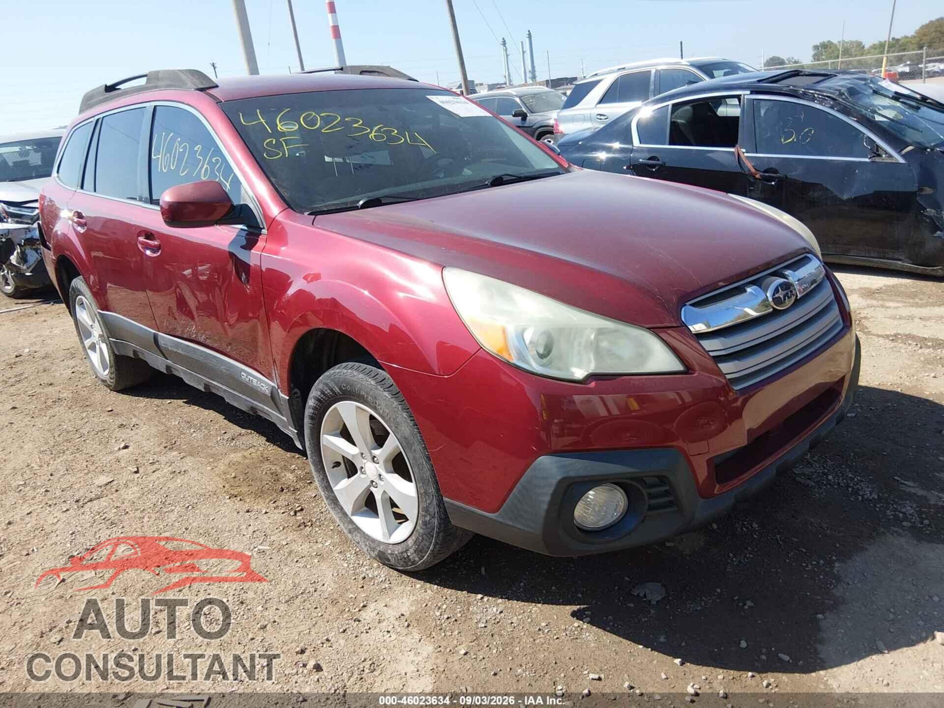 SUBARU OUTBACK 2013 - 4S4BRBCC3D3288791
