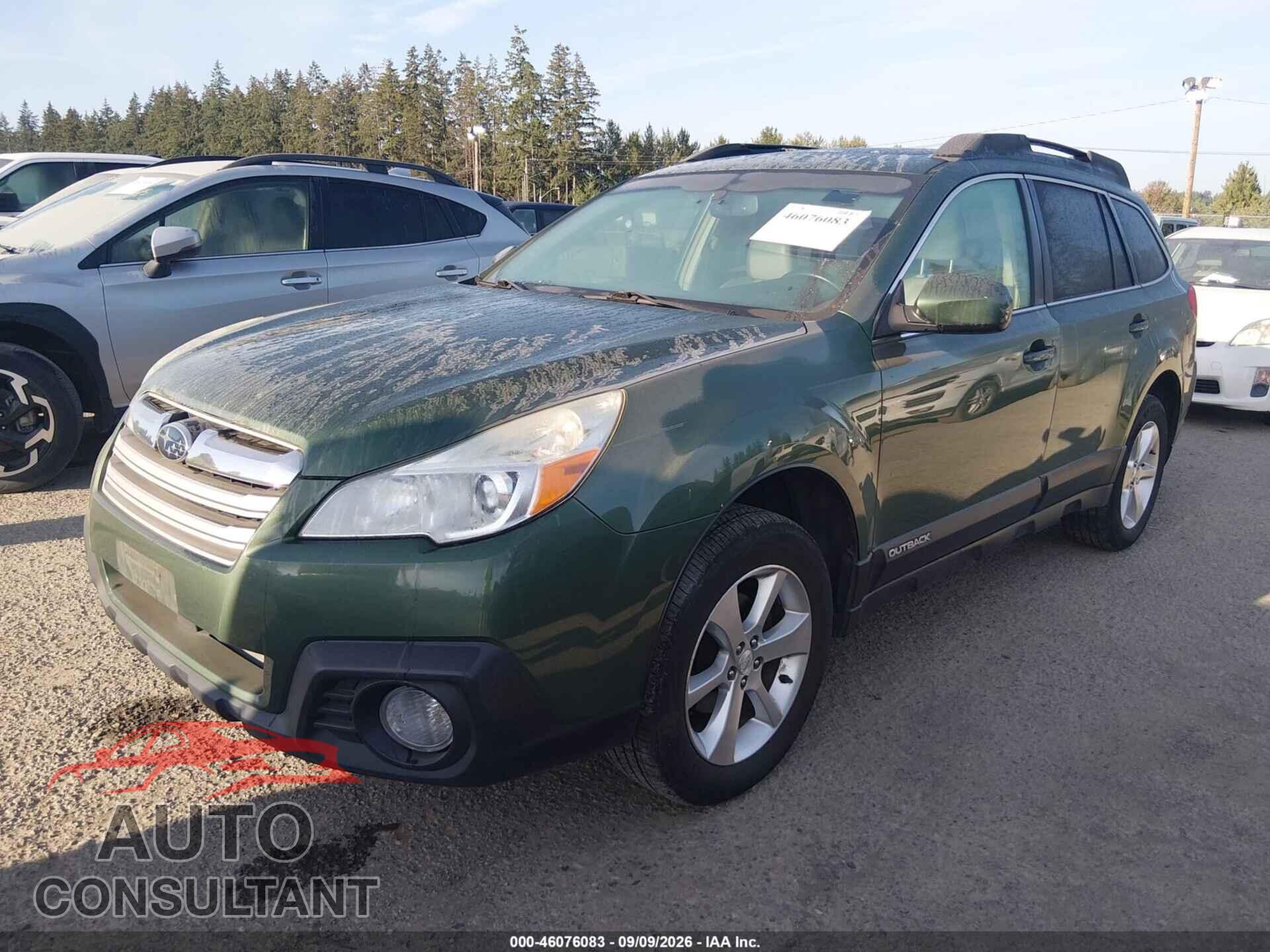SUBARU OUTBACK 2014 - 4S4BRBLC0E3301594