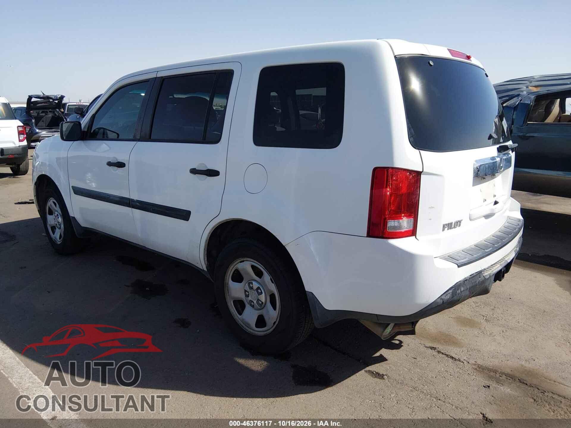 HONDA PILOT 2012 - 5FNYF3H2XCB005270
