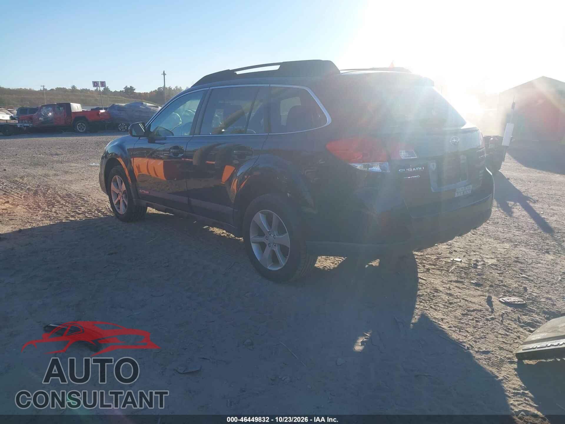 SUBARU OUTBACK 2013 - 4S4BRBCC4D3226431