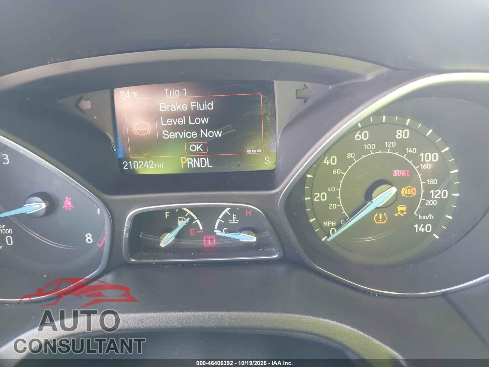 FORD FOCUS 2016 - 1FADP3F22GL339123