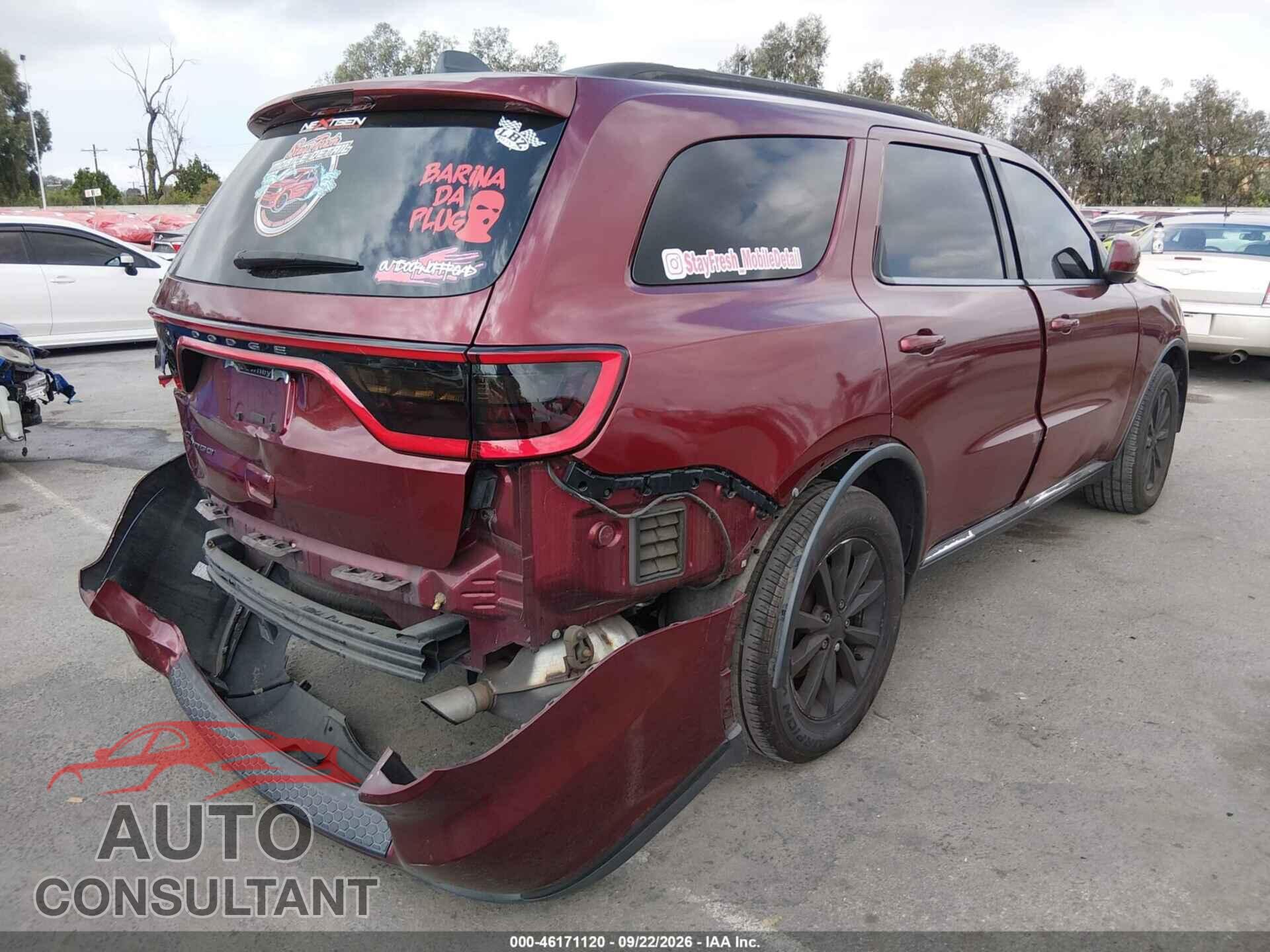 DODGE DURANGO 2019 - 1C4RDHAG8KC779736