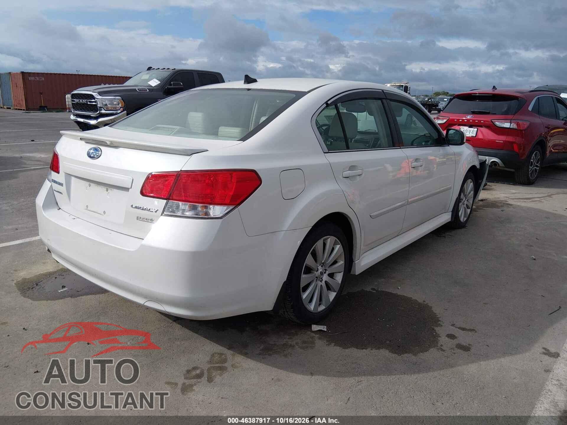 SUBARU LEGACY 2011 - 4S3BMBK69B3255161