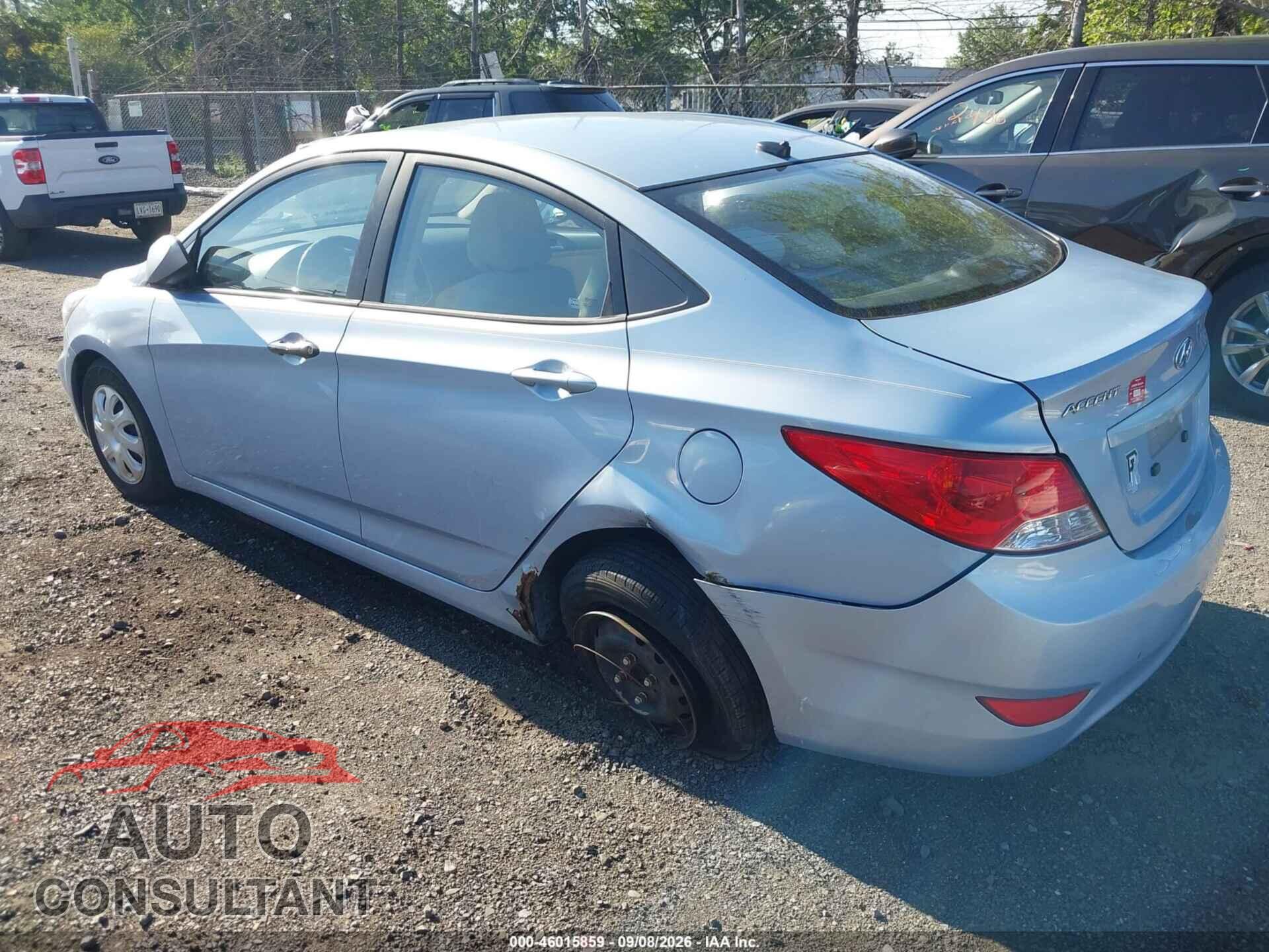 HYUNDAI ACCENT 2013 - KMHCT4AE3DU331655