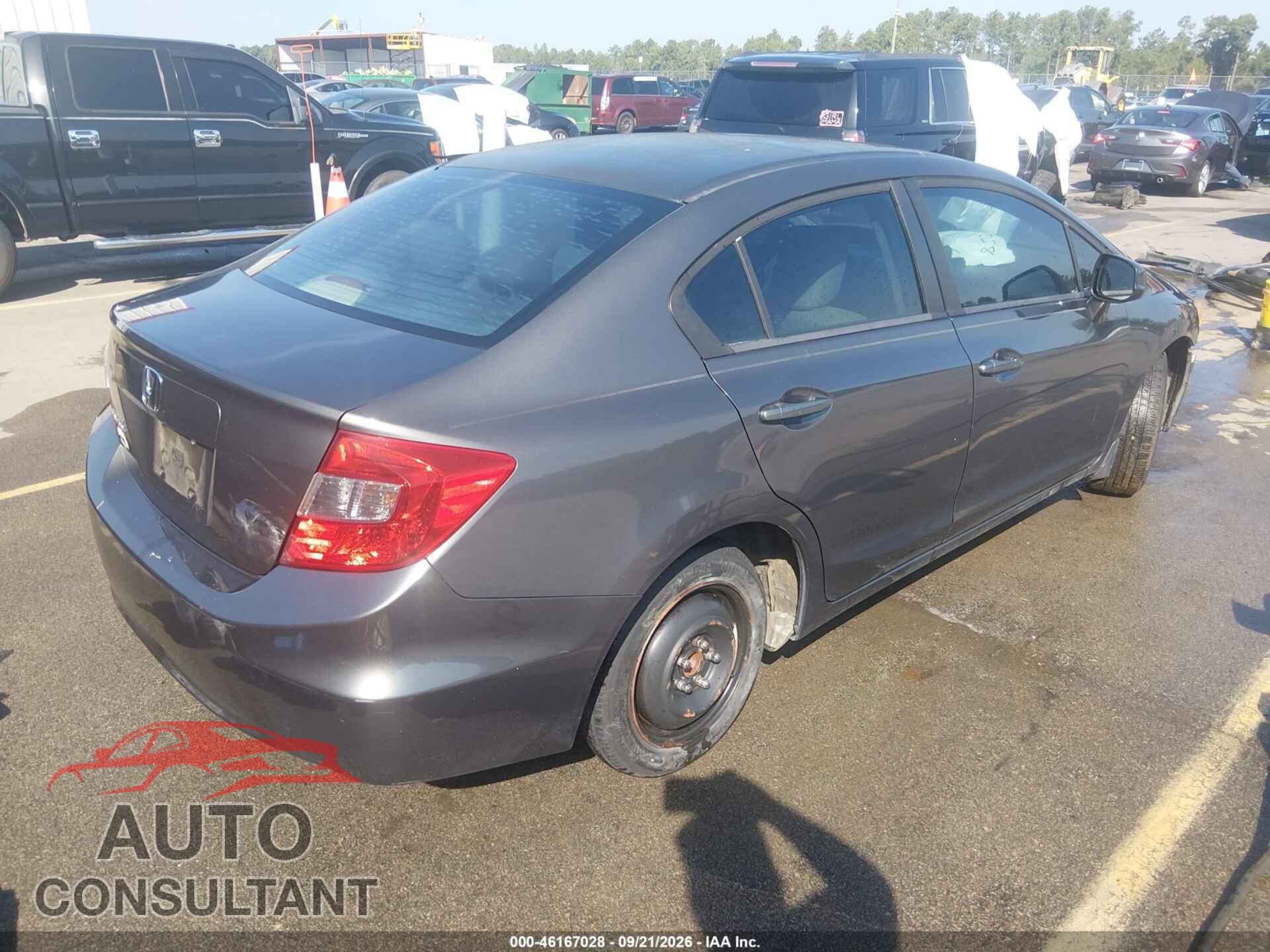 HONDA CIVIC 2012 - 2HGFB2F83CH591472