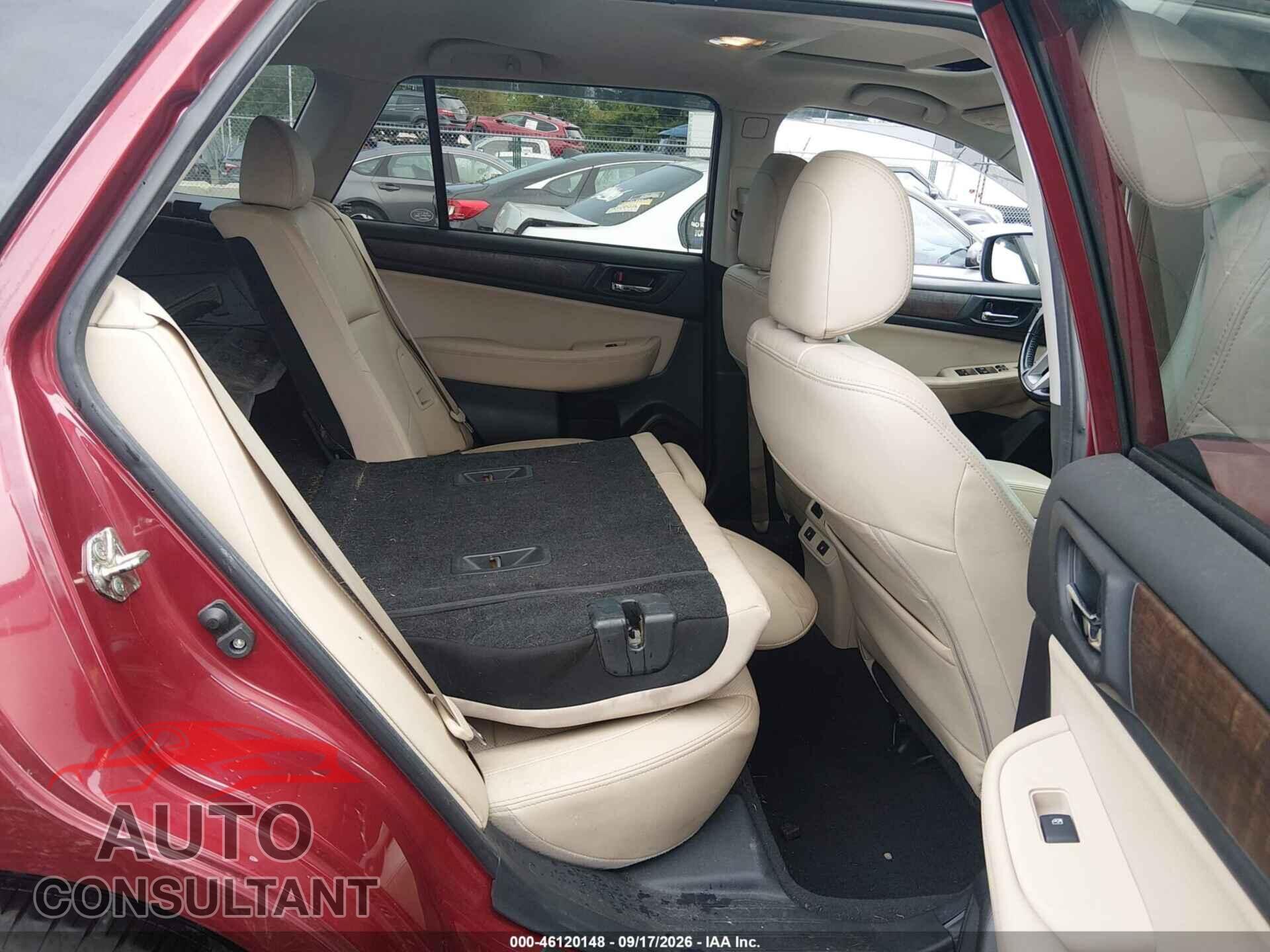SUBARU OUTBACK 2016 - 4S4BSENC3G3259251