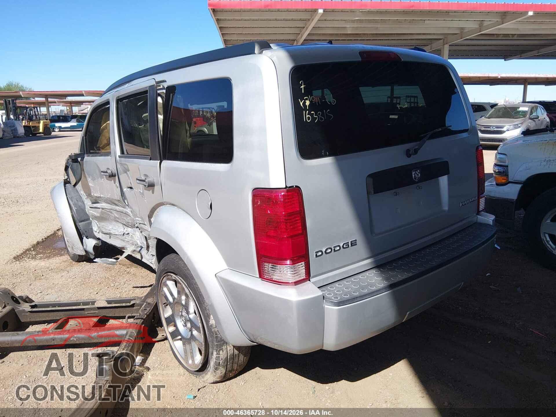 DODGE NITRO 2010 - 1D4PT4GK5AW163815