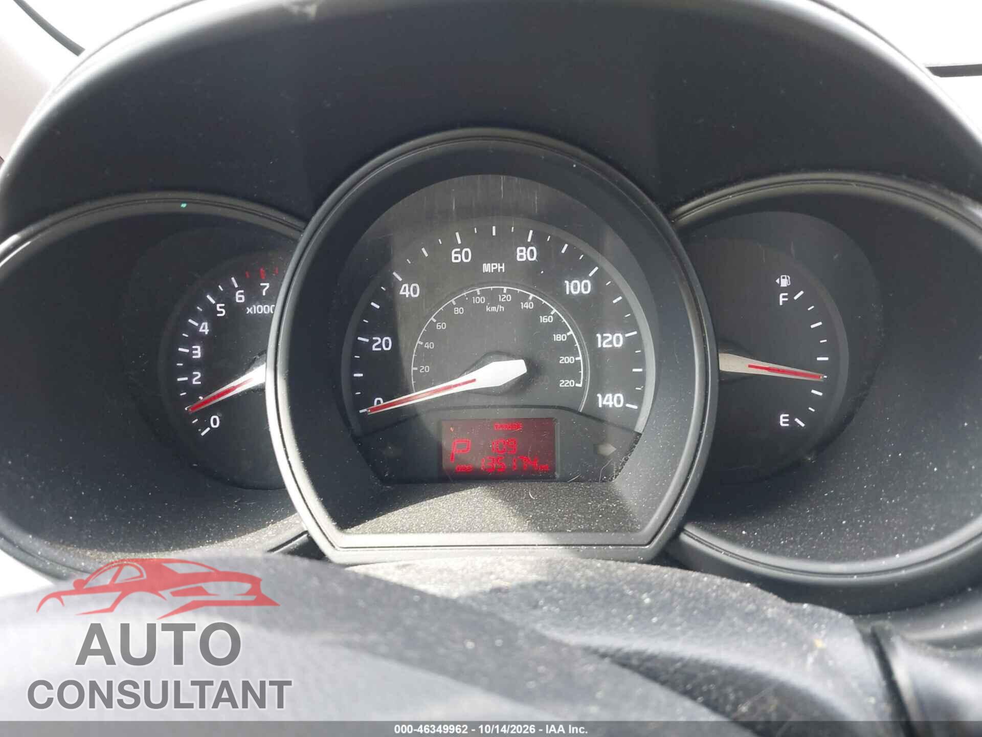 KIA RIO 2013 - KNADM4A30D6124453