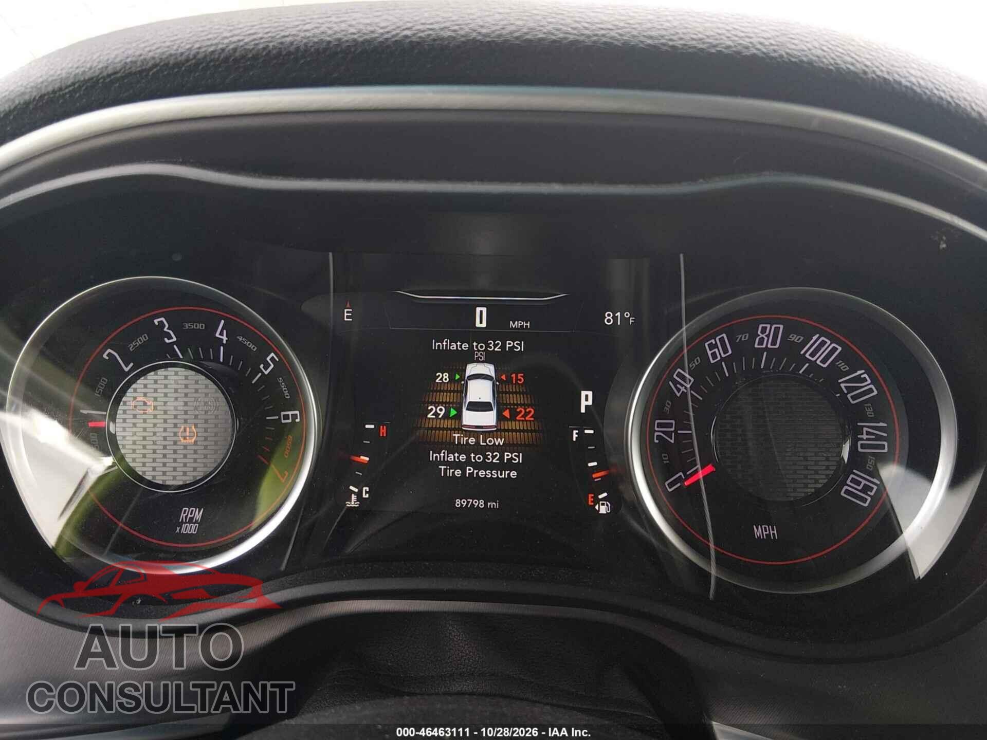 DODGE CHALLENGER 2019 - 2C3CDZAGXKH623646
