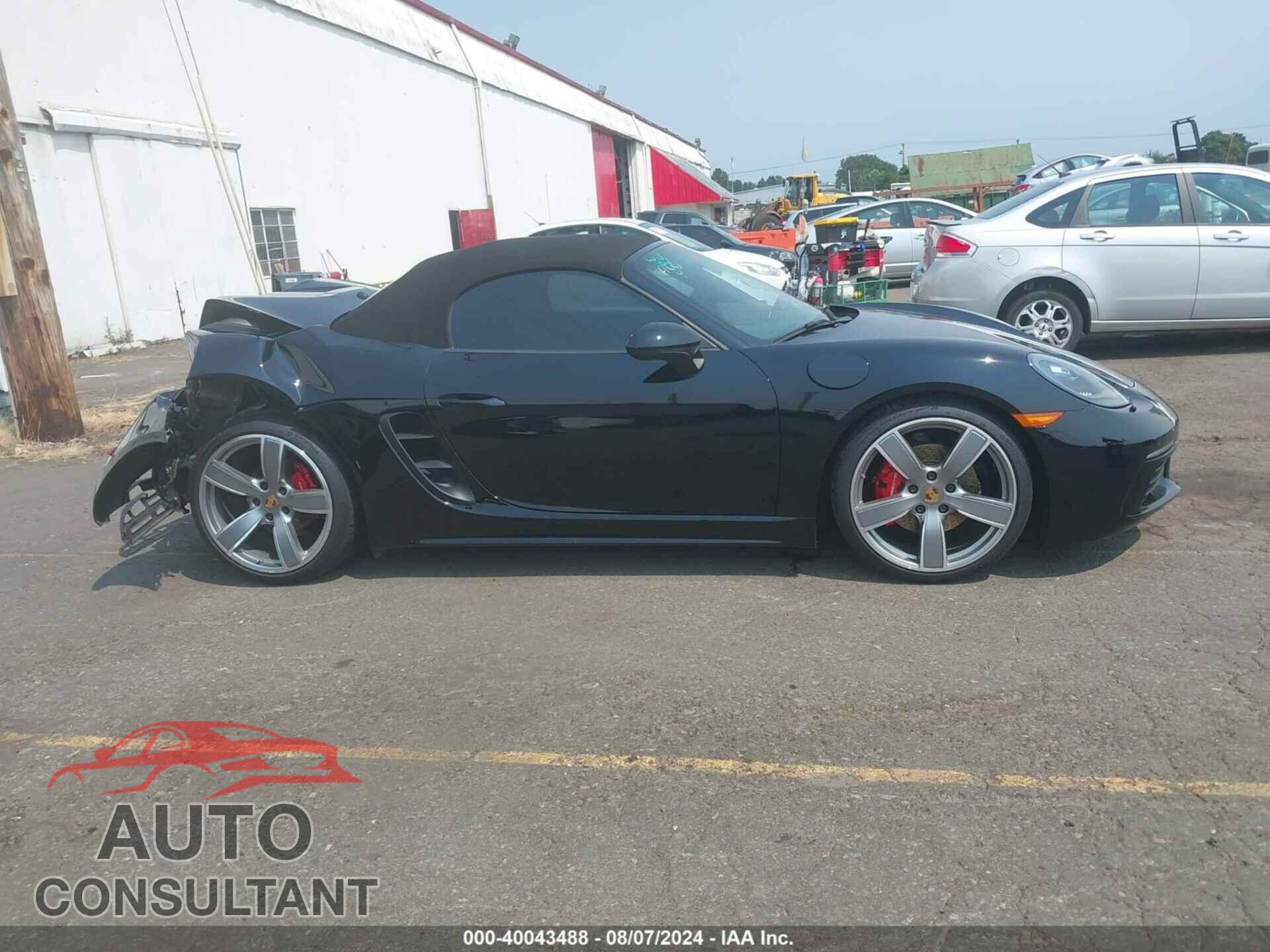 PORSCHE 718 BOXSTER 2017 - WP0CB2A87HS241142