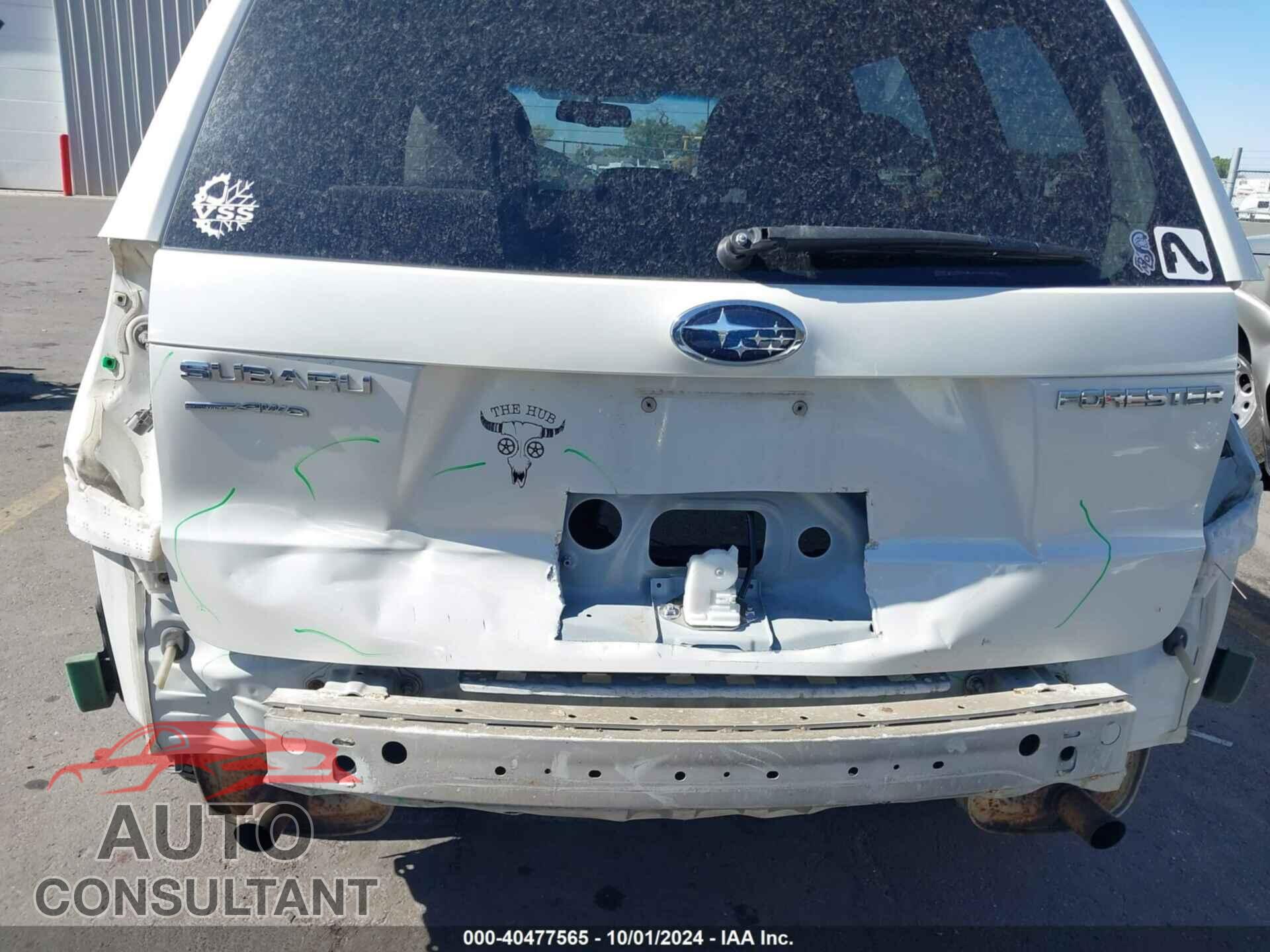 SUBARU FORESTER 2012 - JF2SHBDC0CH431284