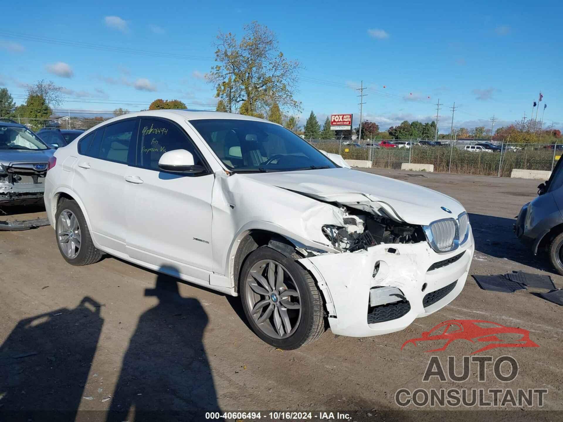 BMW X4 2015 - 5UXXW3C53F0M89250