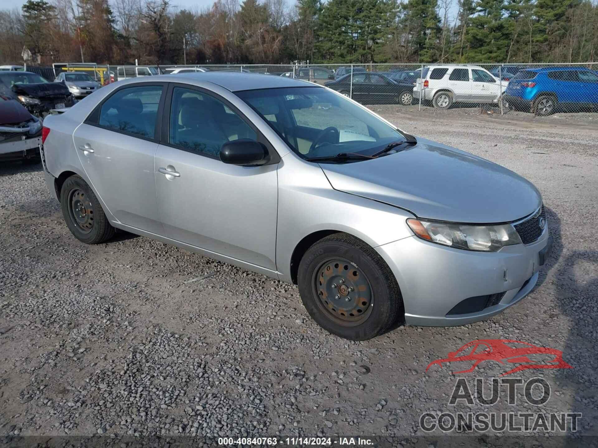 KIA FORTE 2012 - KNAFU4A22C5629706