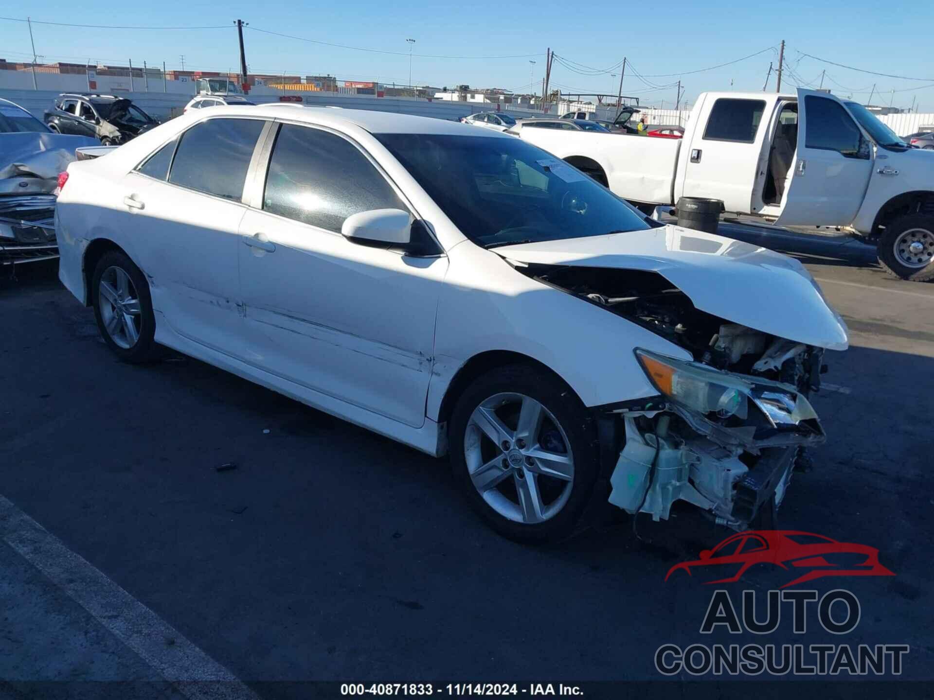 TOYOTA CAMRY 2013 - 4T1BF1FKXDU662183