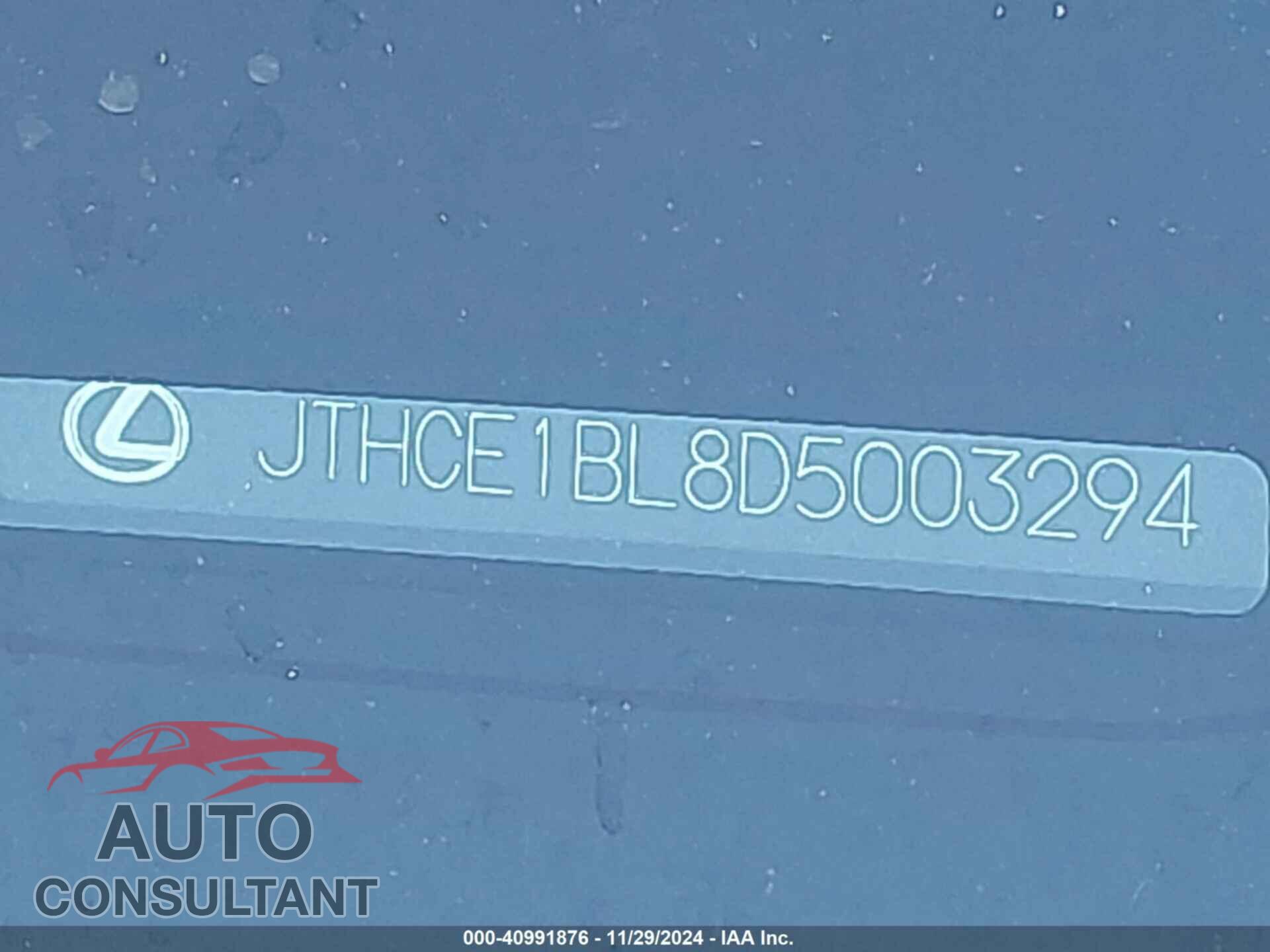 LEXUS GS 350 2013 - JTHCE1BL8D5003294