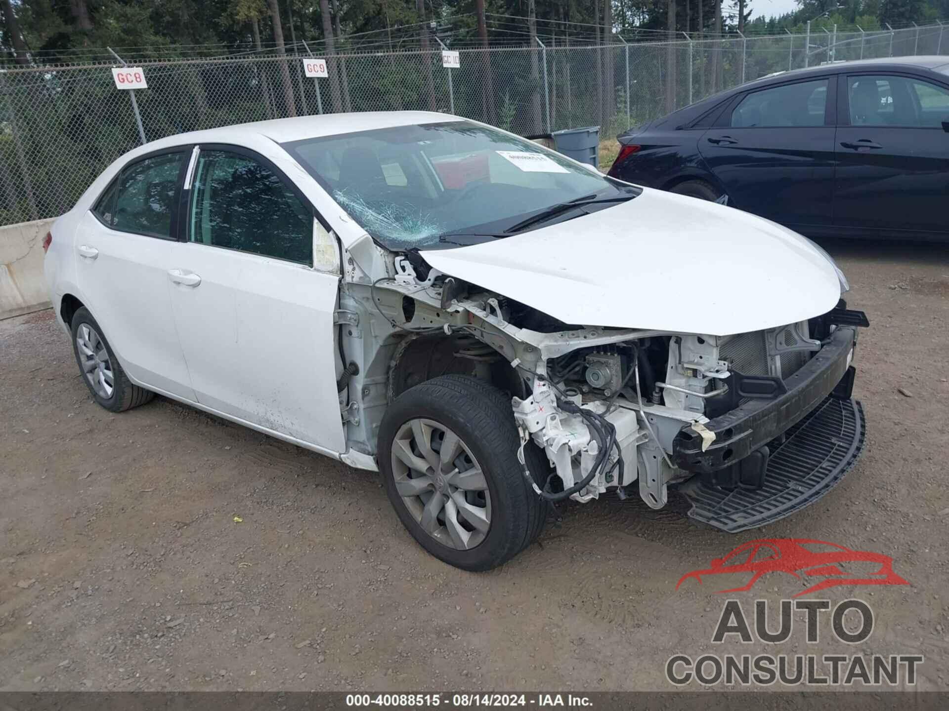 TOYOTA COROLLA 2016 - 5YFBURHE1GP437538