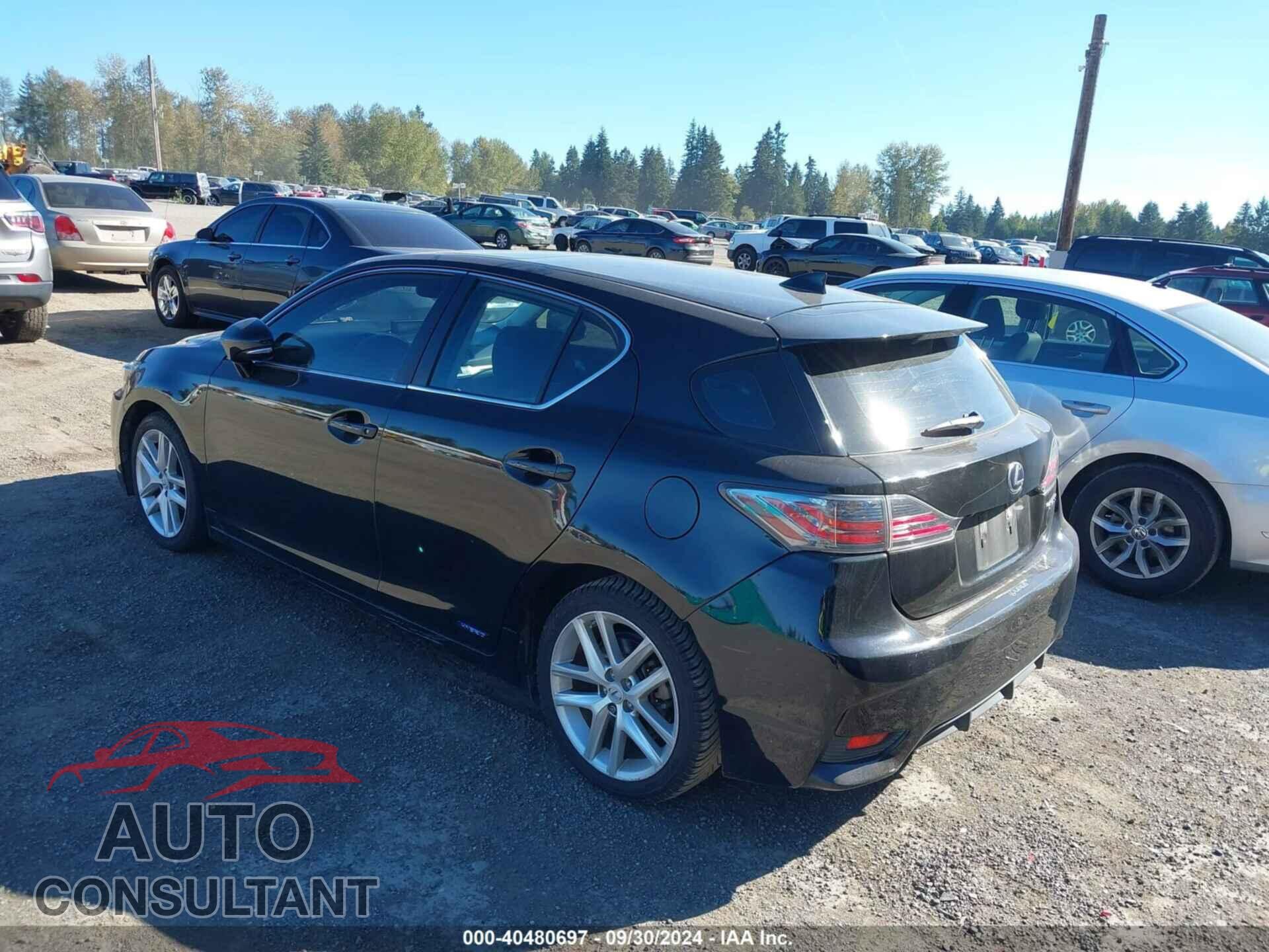 LEXUS CT 200H 2014 - JTHKD5BH2E2186518