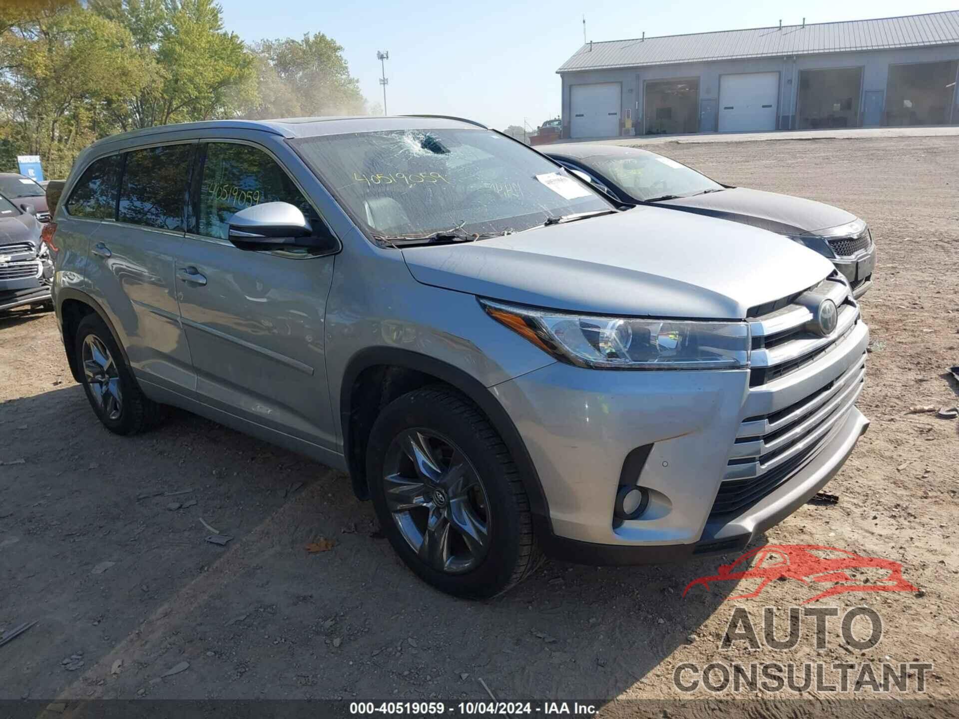 TOYOTA HIGHLANDER 2017 - 5TDDZRFH4HS405165