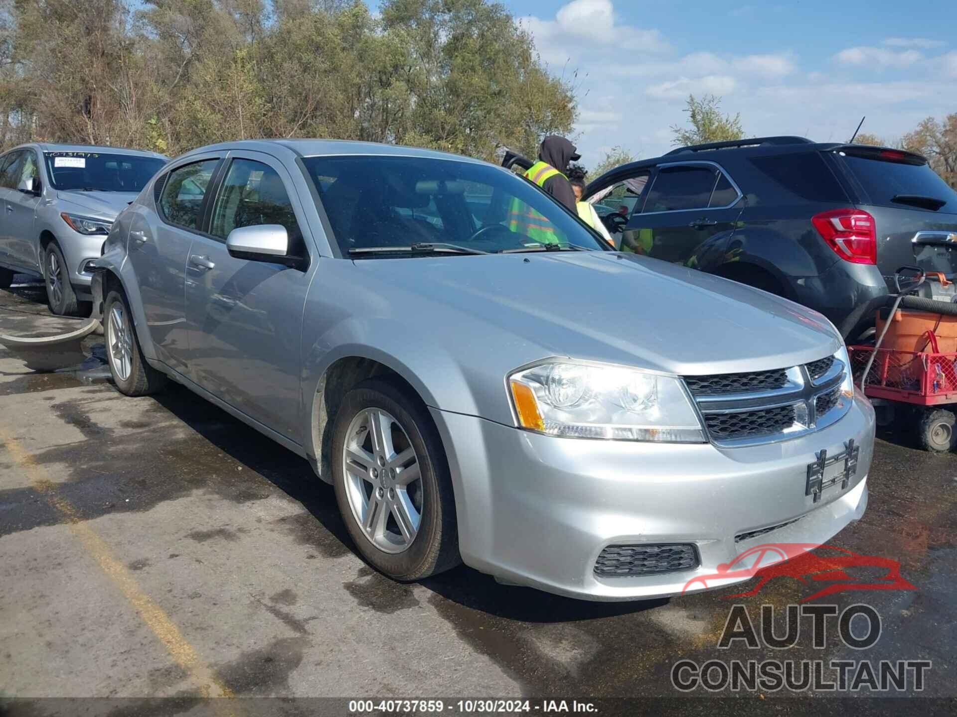 DODGE AVENGER 2012 - 1C3CDZCB2CN235224