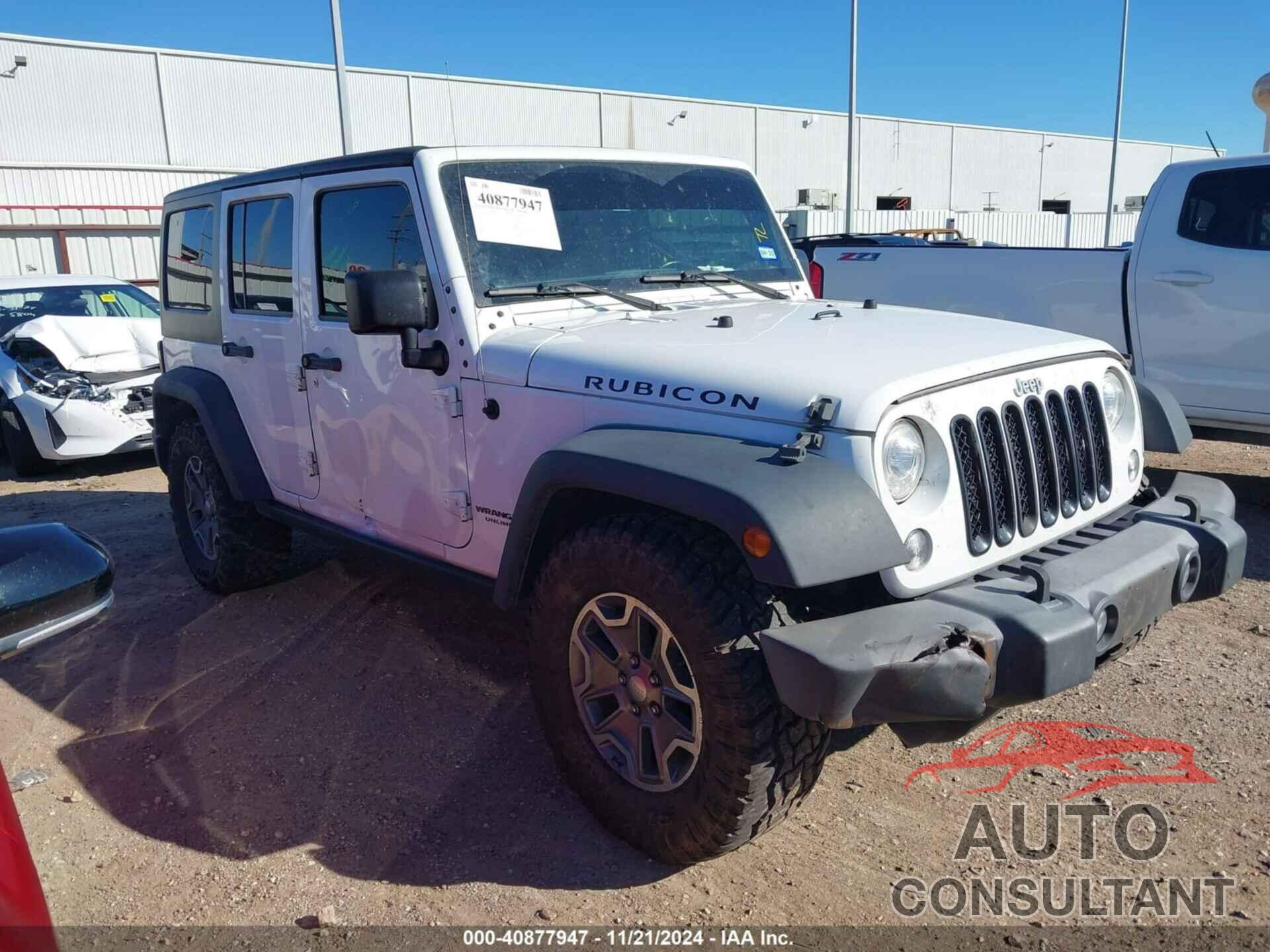 JEEP WRANGLER UNLIMITED 2017 - 1C4BJWFG3HL597572