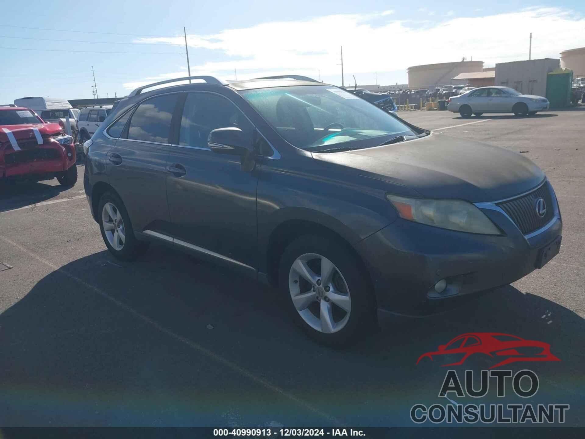 LEXUS RX 350 2010 - JTJZK1BA7A2002361