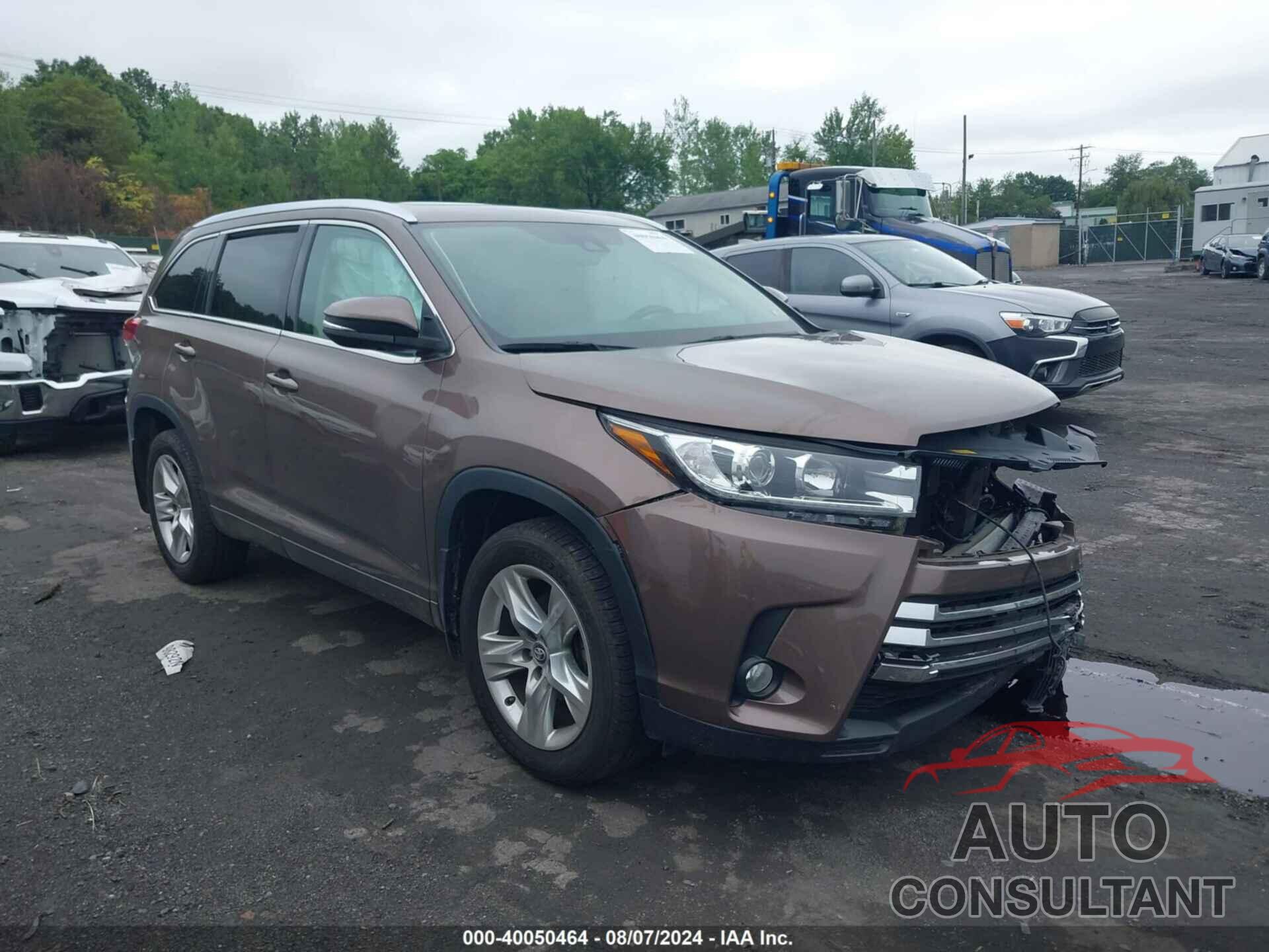 TOYOTA HIGHLANDER 2017 - 5TDDZRFH9HS432765