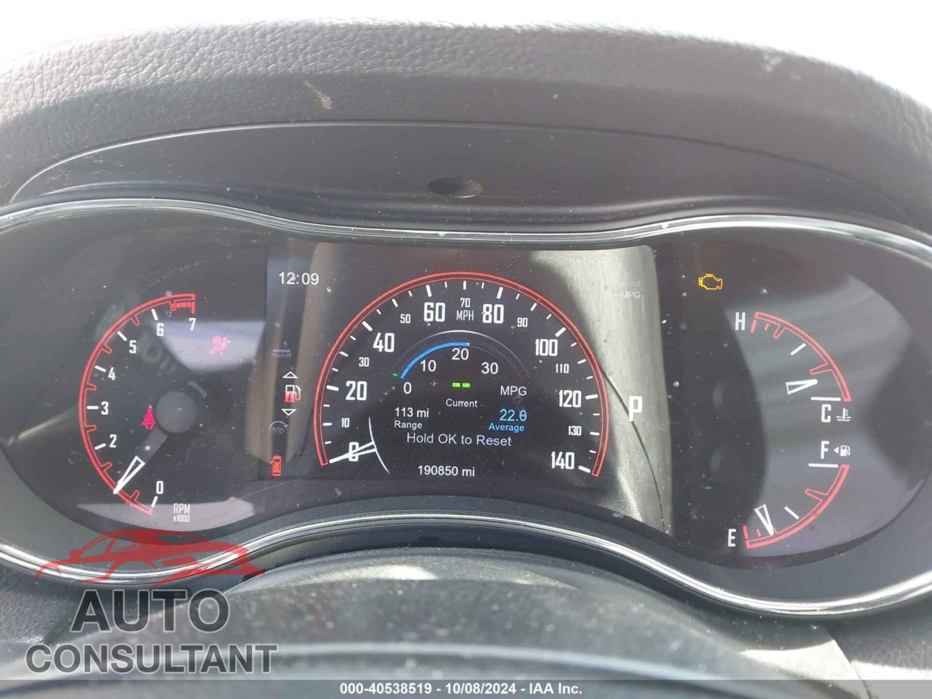 DODGE DURANGO 2014 - 1C4RDJDG4EC522385