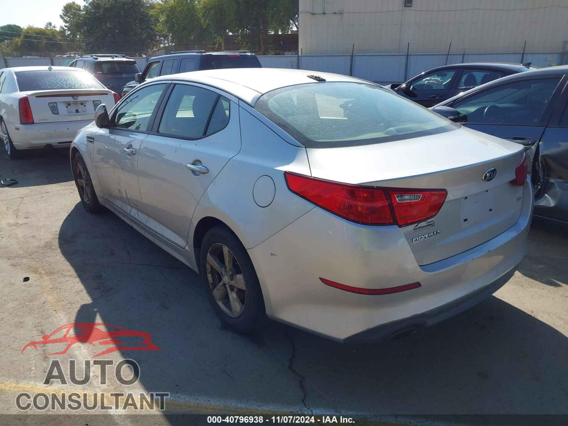KIA OPTIMA 2014 - KNAGM4A71E5480501