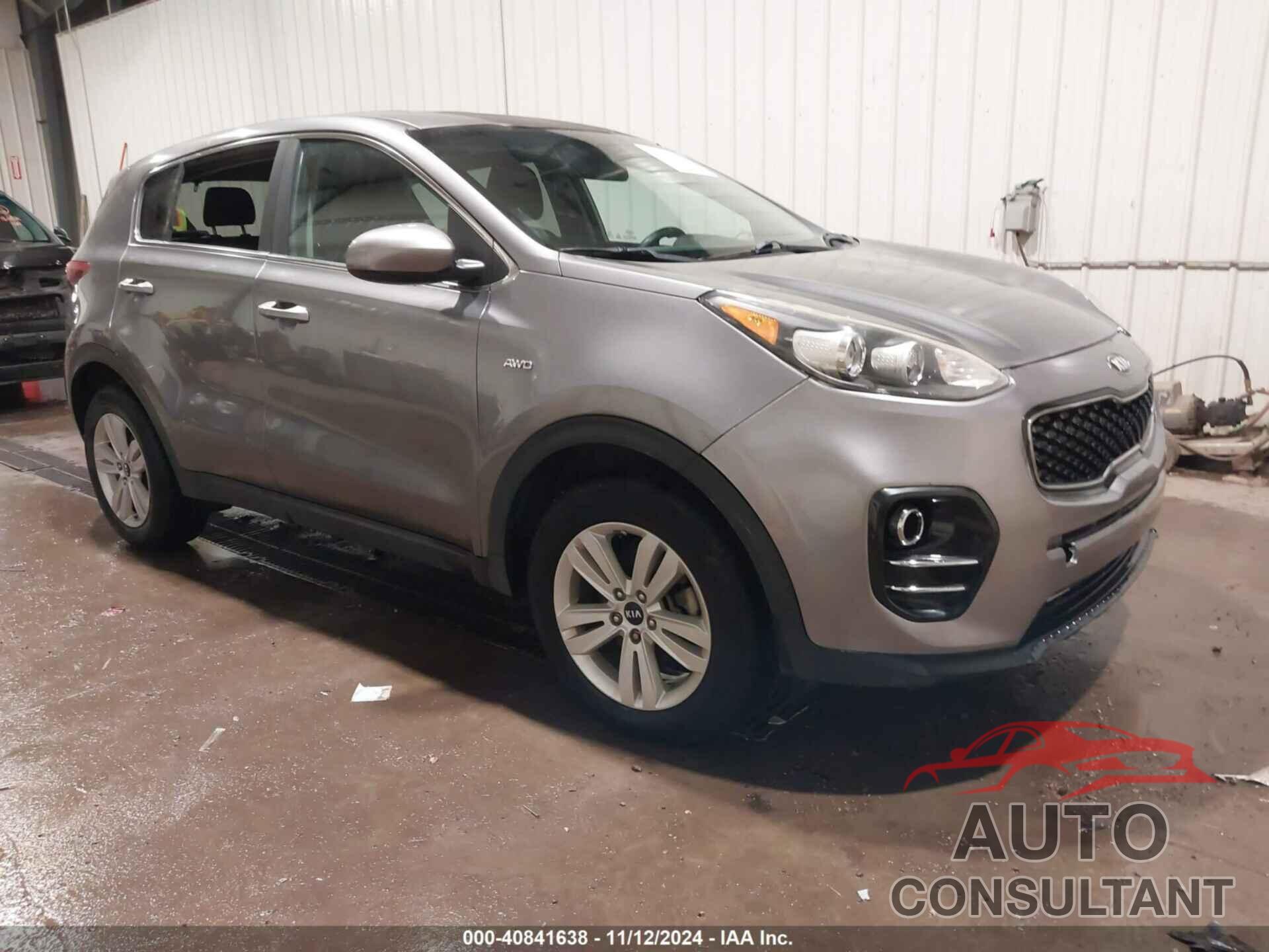 KIA SPORTAGE 2017 - KNDPMCAC6H7129442