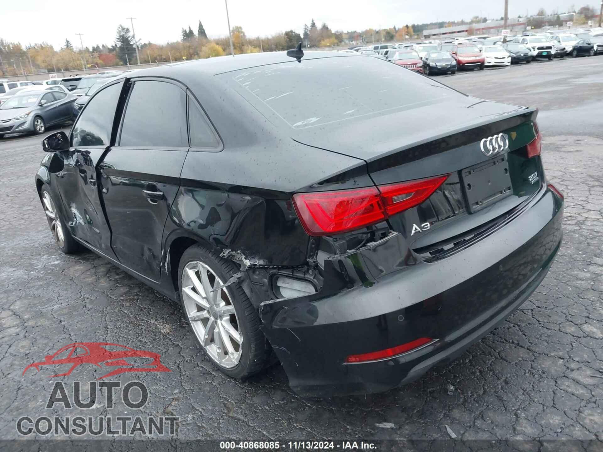 AUDI A3 2016 - WAUB8GFF1G1025089