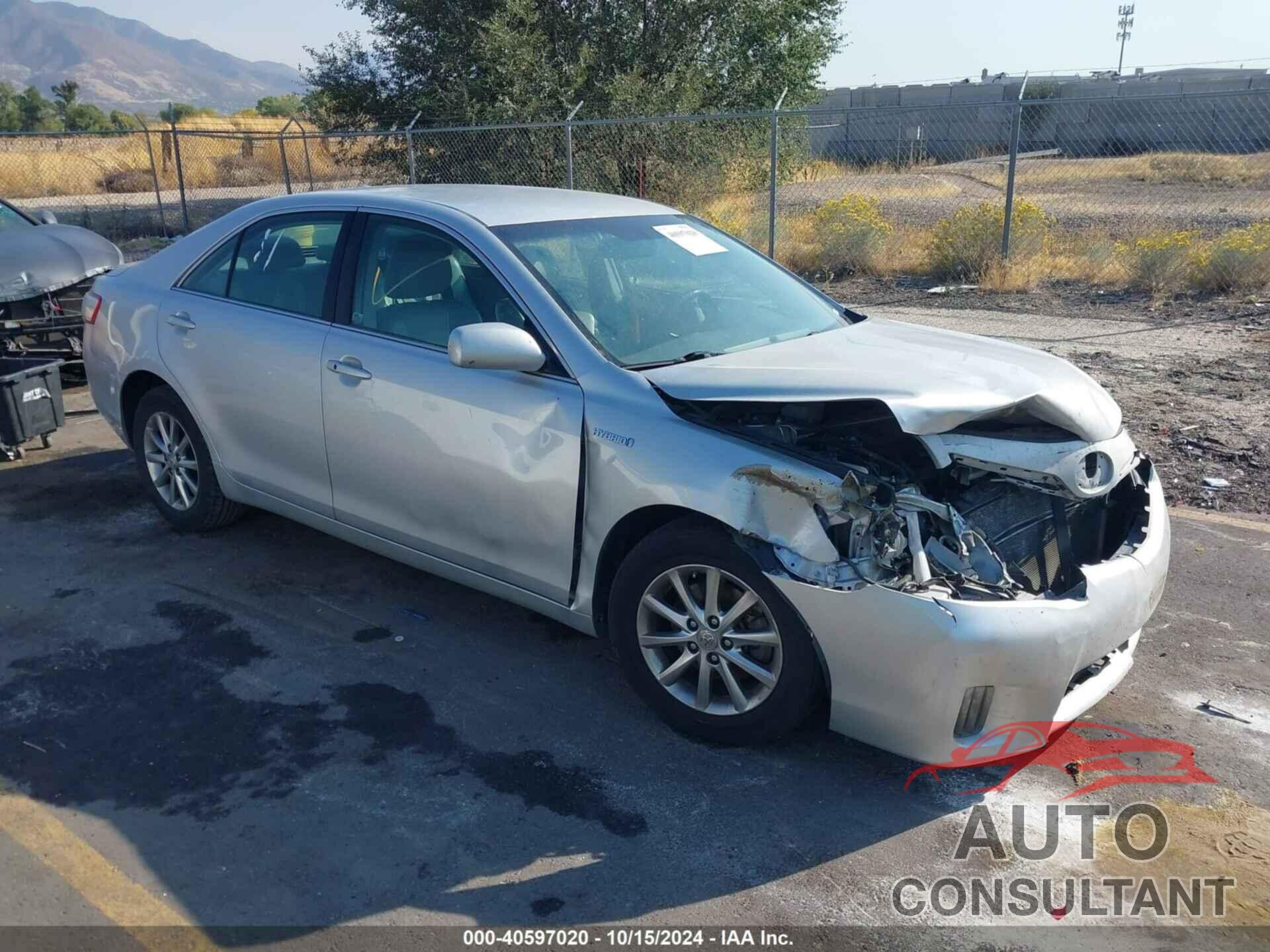 TOYOTA CAMRY HYBRID 2010 - 4T1BB3EK6AU126058