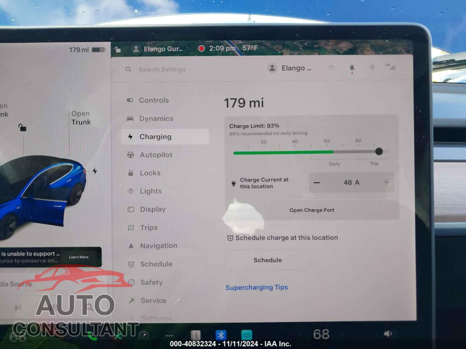 TESLA MODEL 3 2018 - 5YJ3E1EA1JF043156