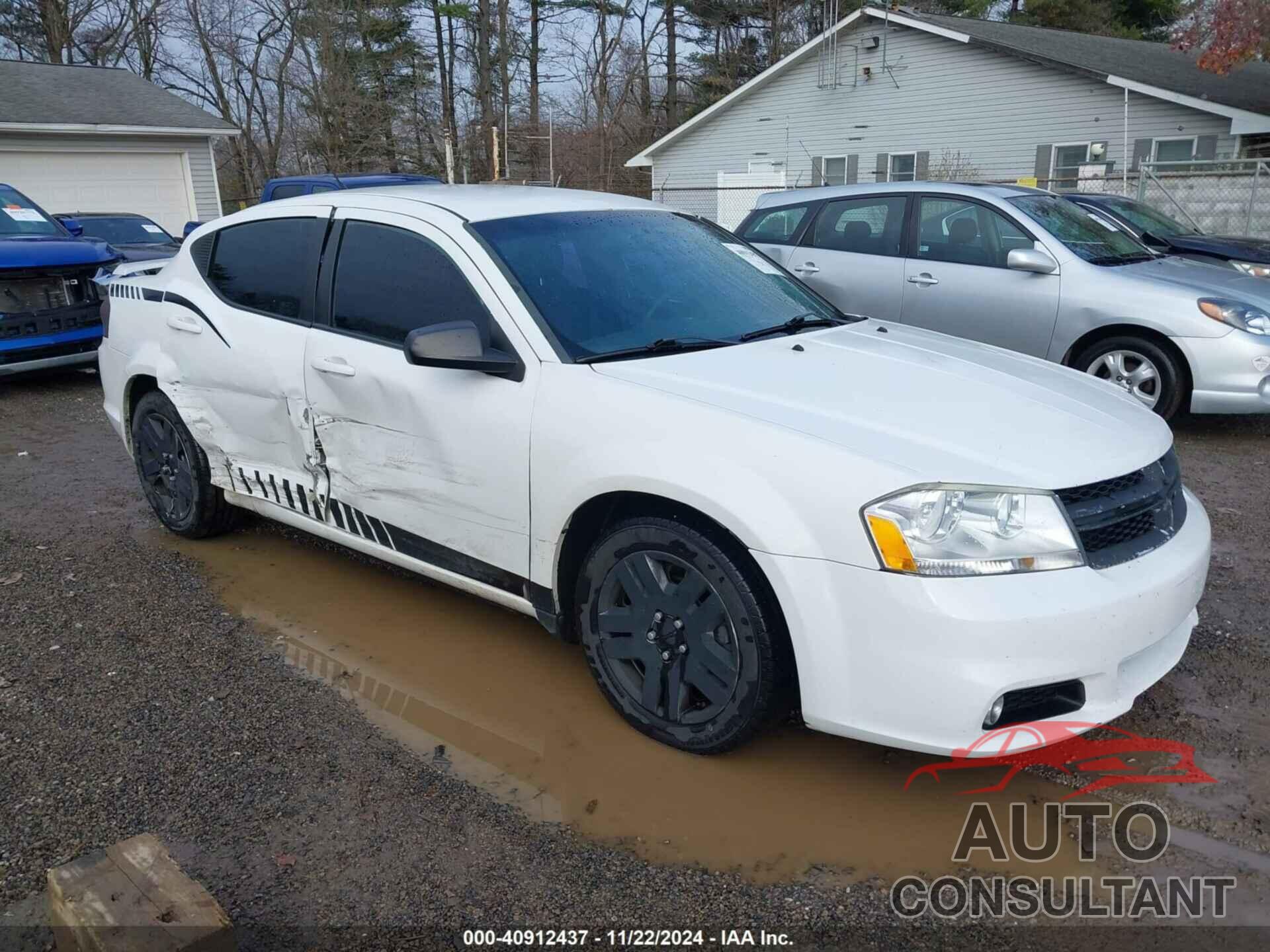 DODGE AVENGER 2013 - 1C3CDZAB1DN599199