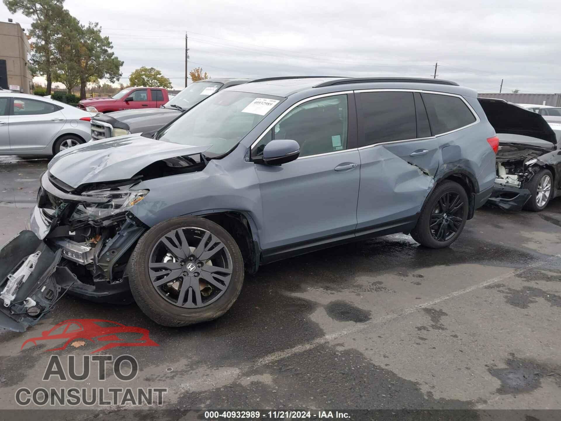 HONDA PILOT 2022 - 5FNYF6H28NB071921