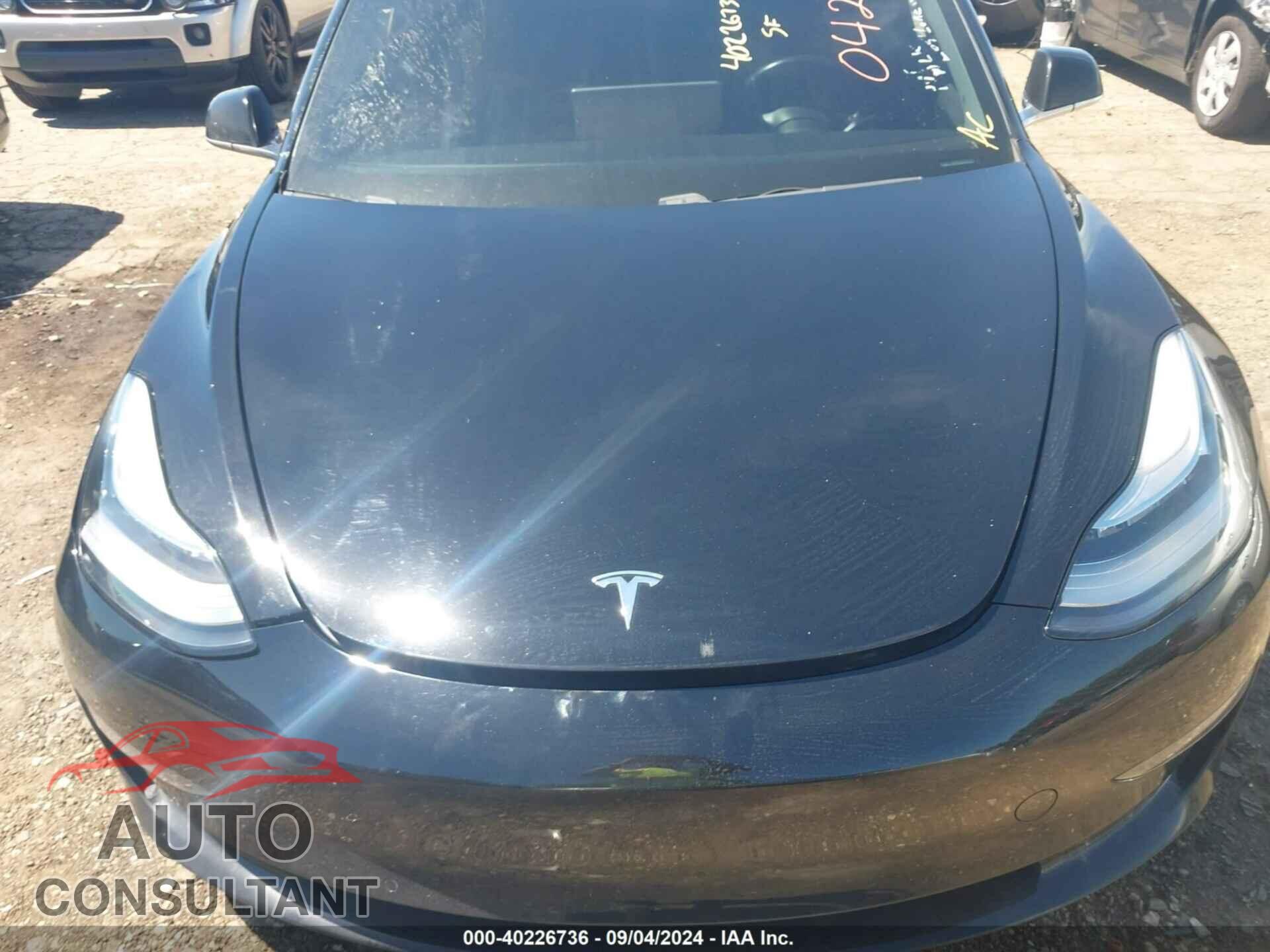 TESLA MODEL 3 2018 - 5YJ3E1EA4JF042129